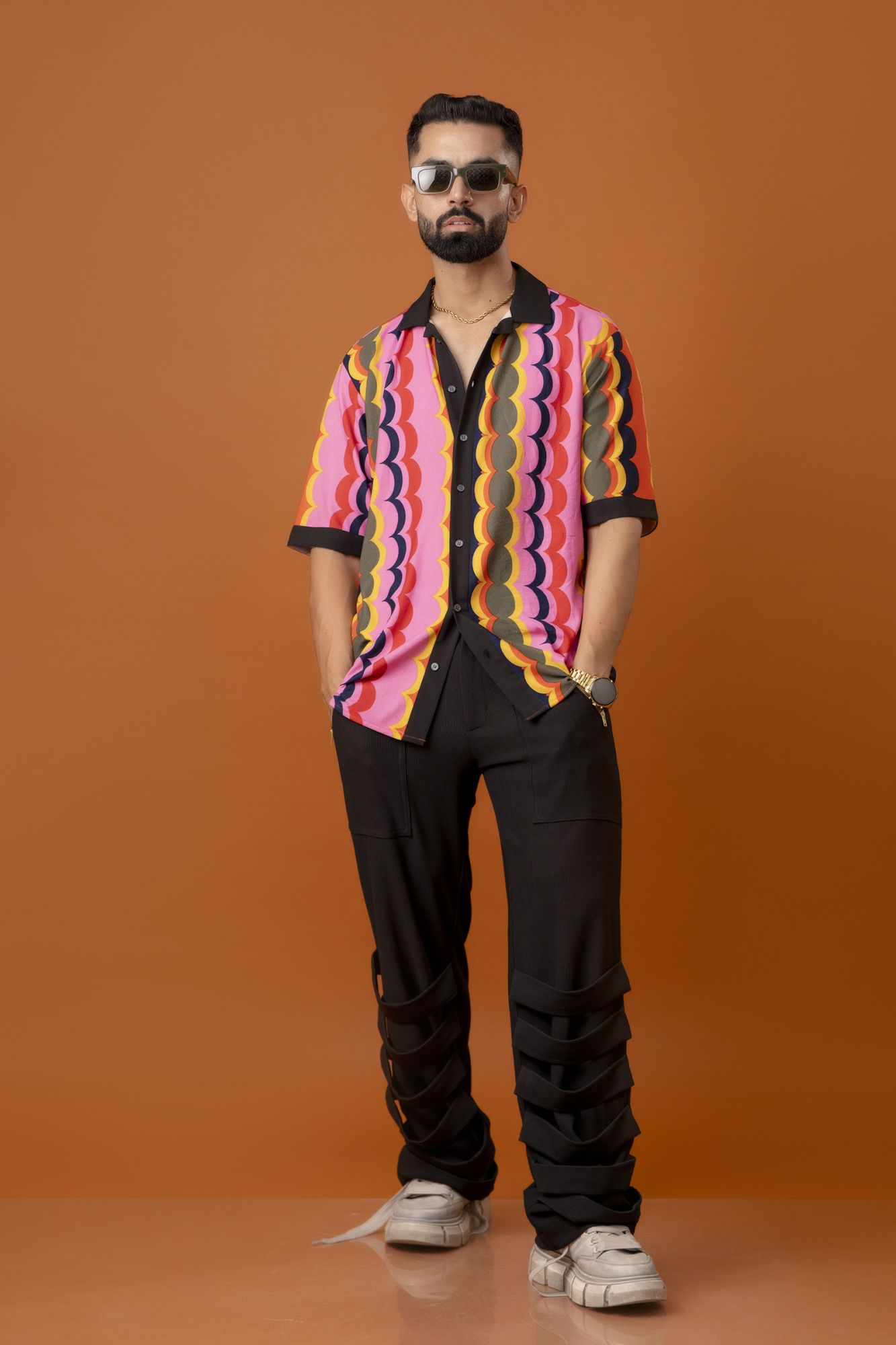 Multicolor Flowing Shirt