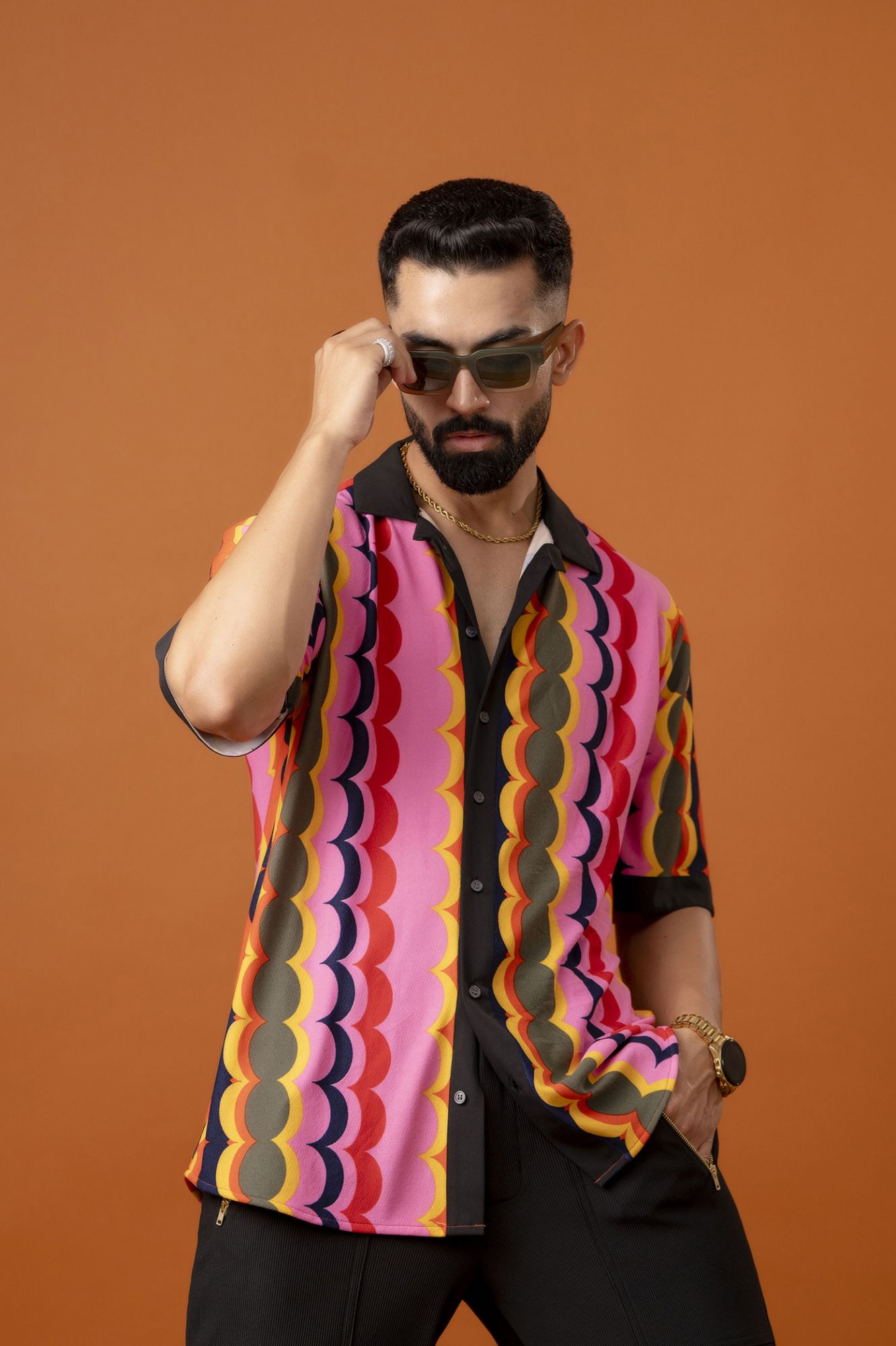 Multicolor Flowing Shirt