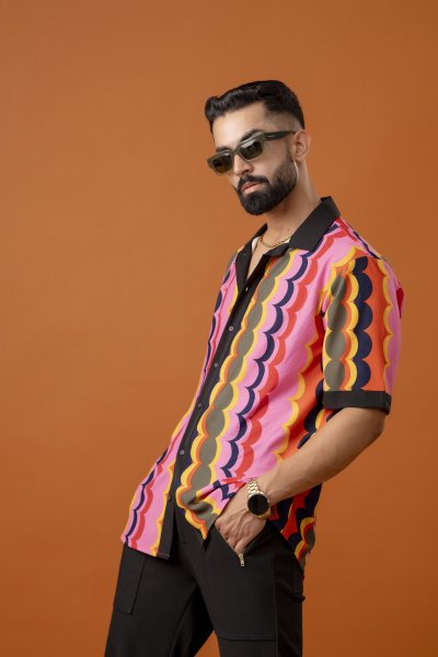 Multicolor Flowing Shirt