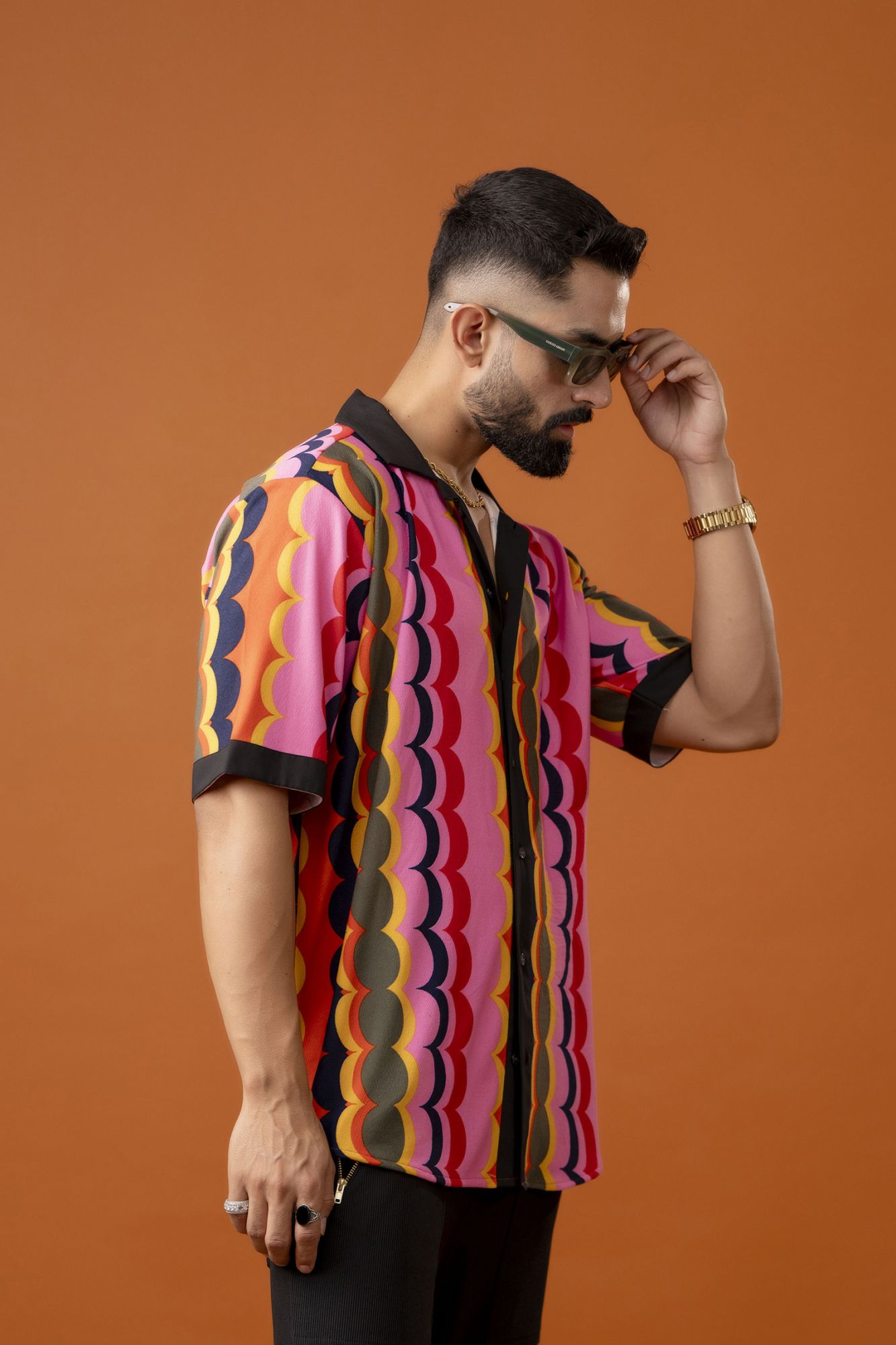 Multicolor Flowing Shirt