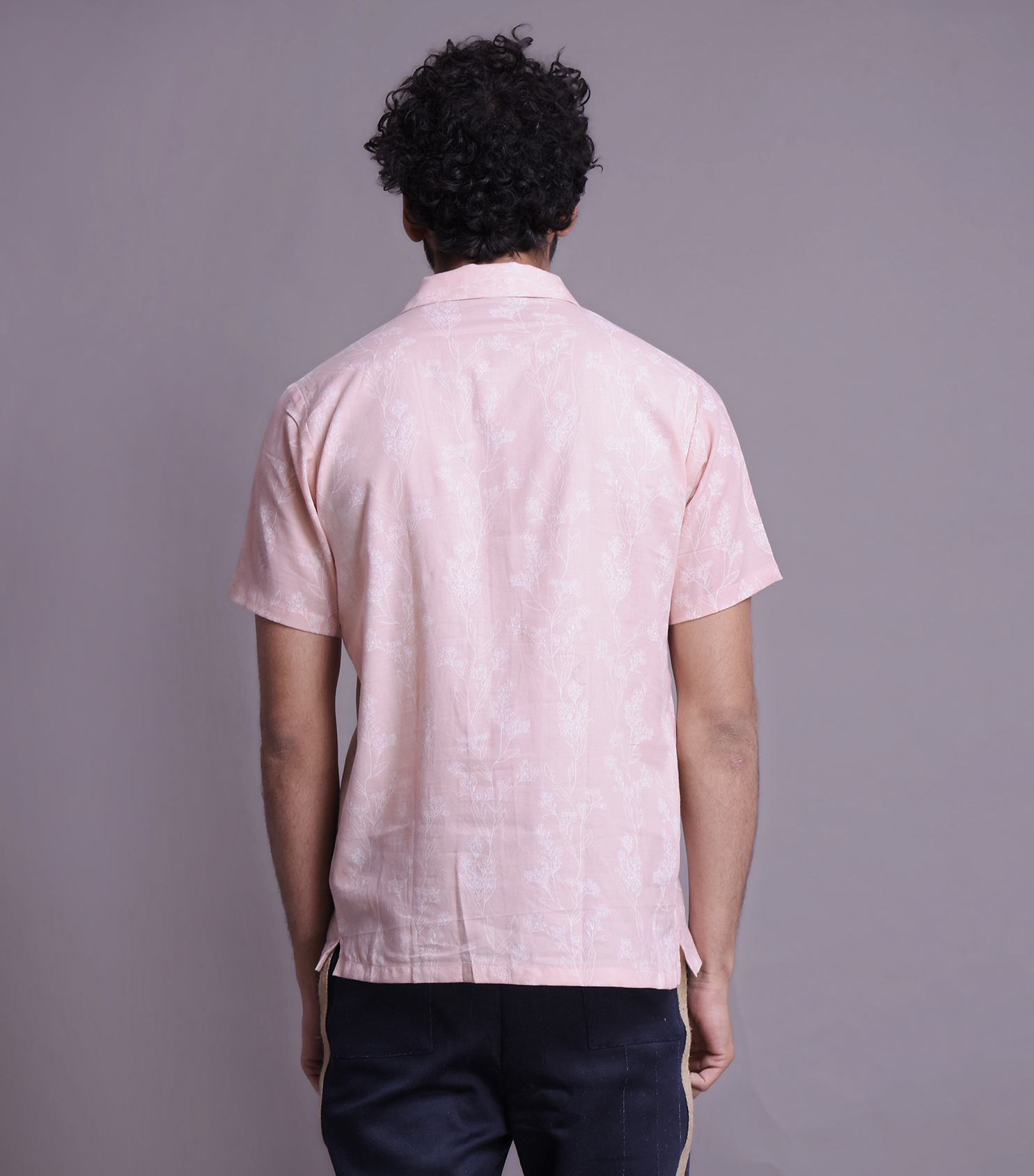 Mens Printed straight shirt