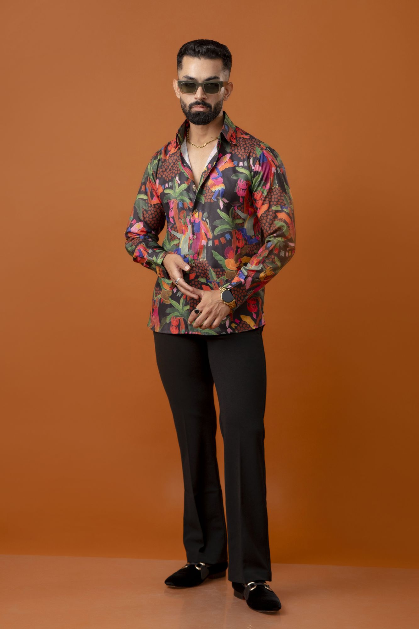 Multicolor Painted Shirt