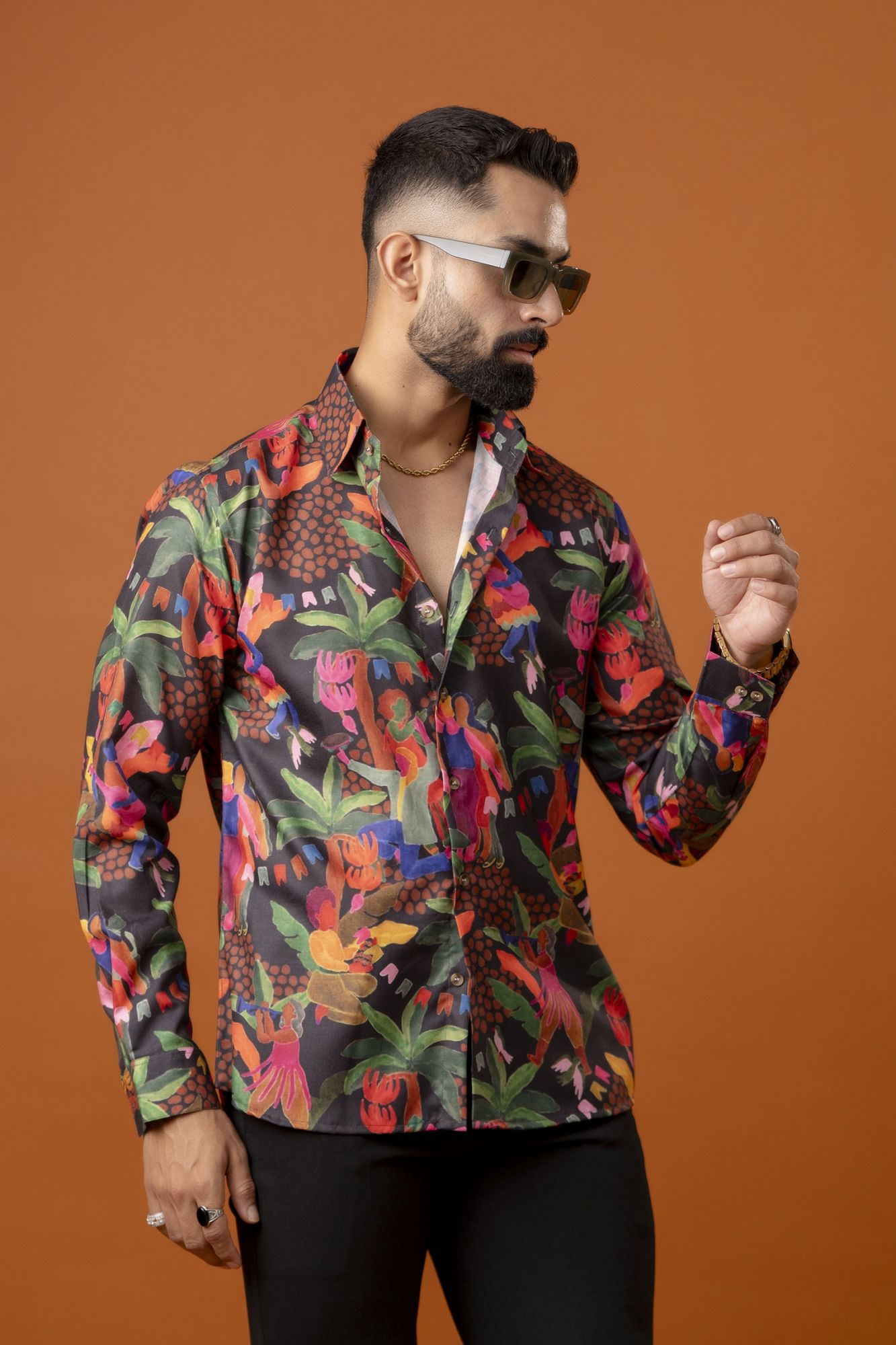 Multicolor Painted Shirt