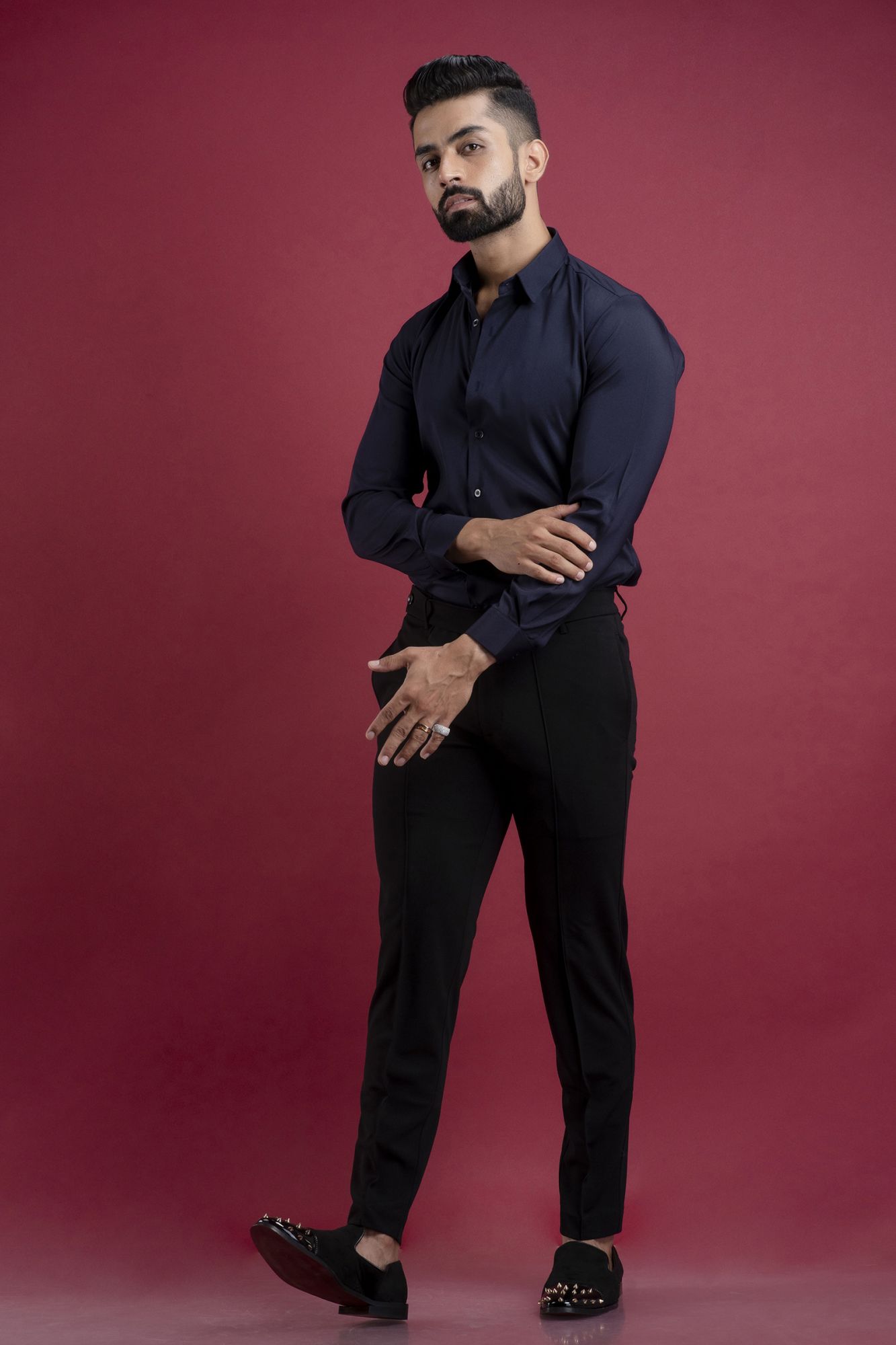 Slim Fit Shirt In Blue