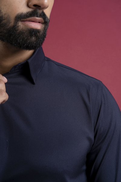 Slim Fit Shirt In Blue