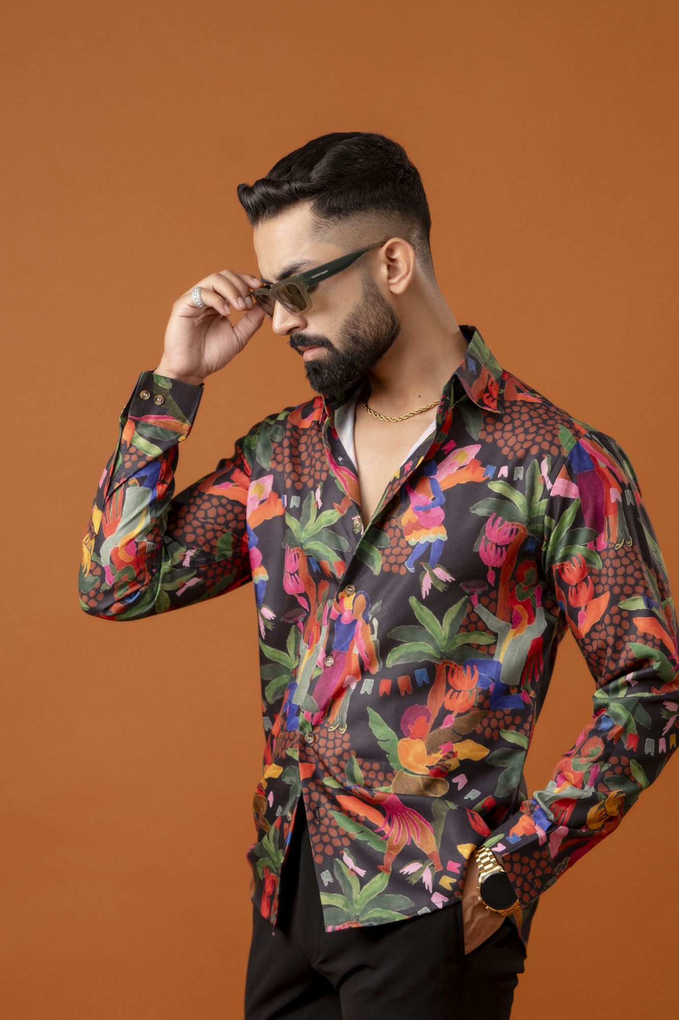 Multicolor Painted Shirt