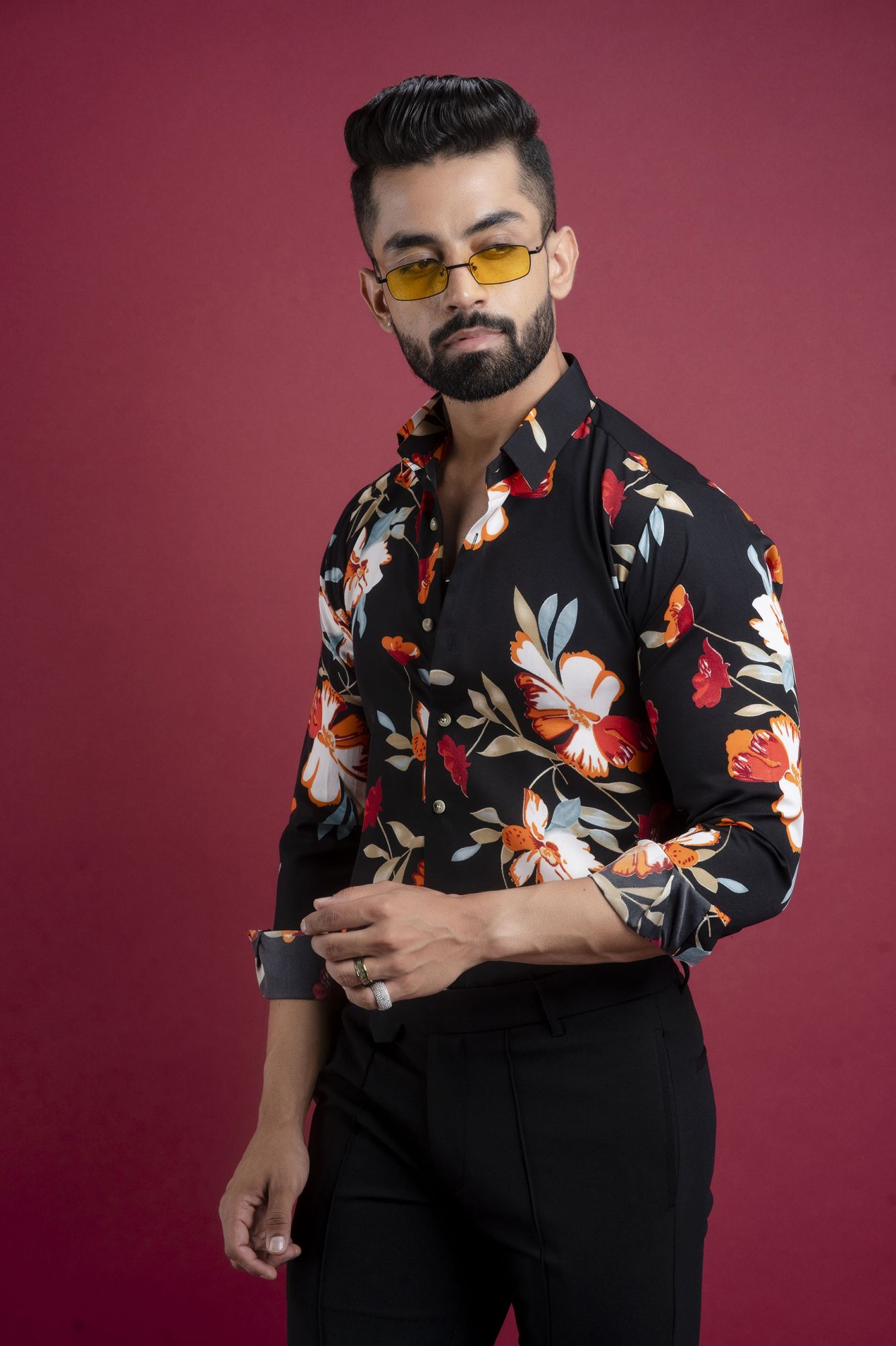 Printed Floral Shirt