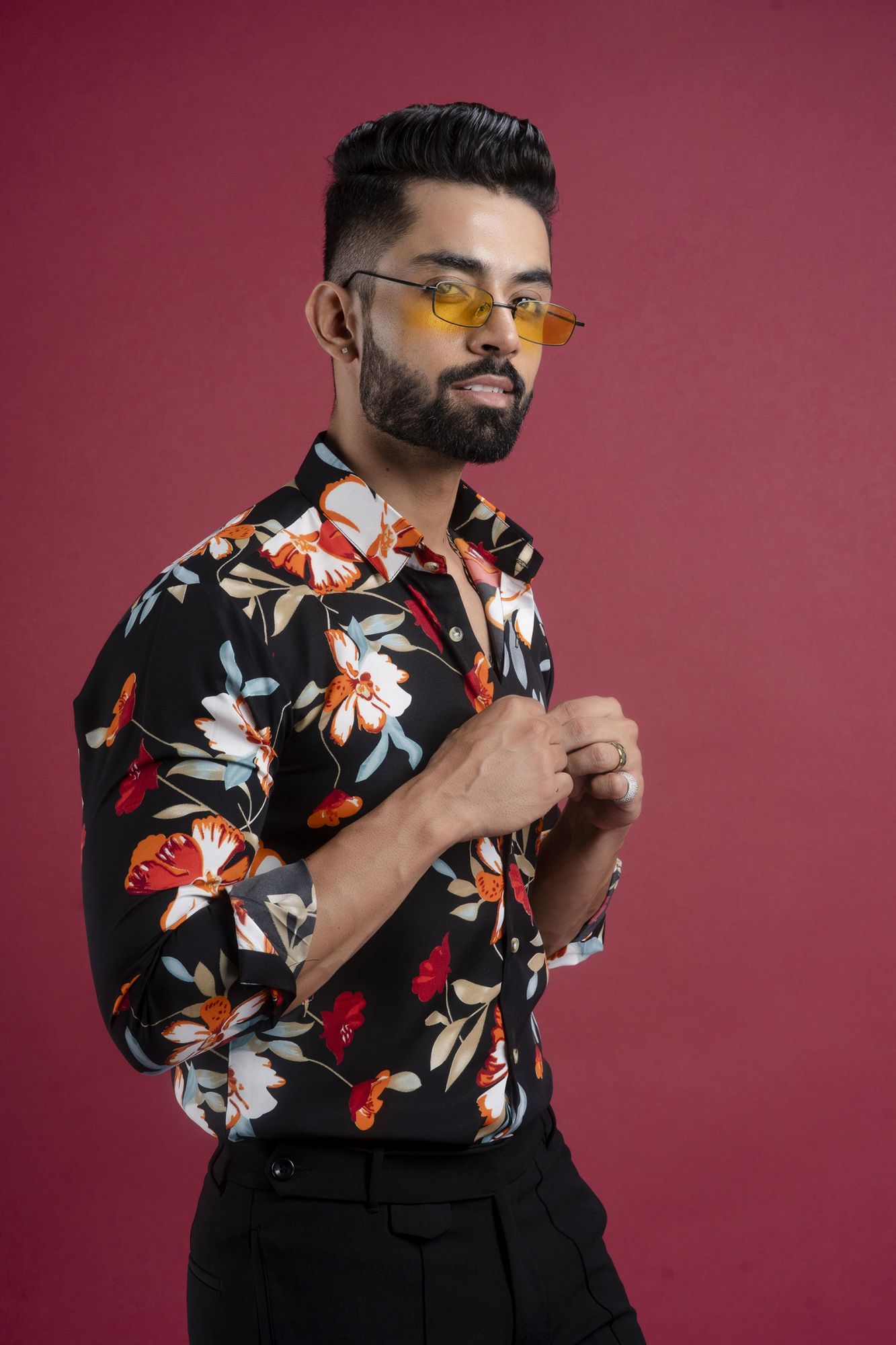 Printed Floral Shirt