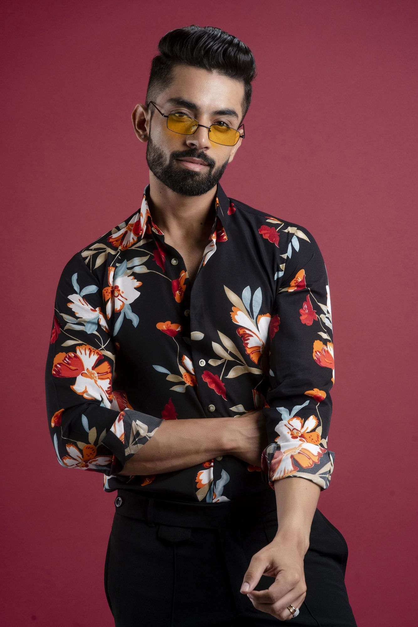 Printed Floral Shirt