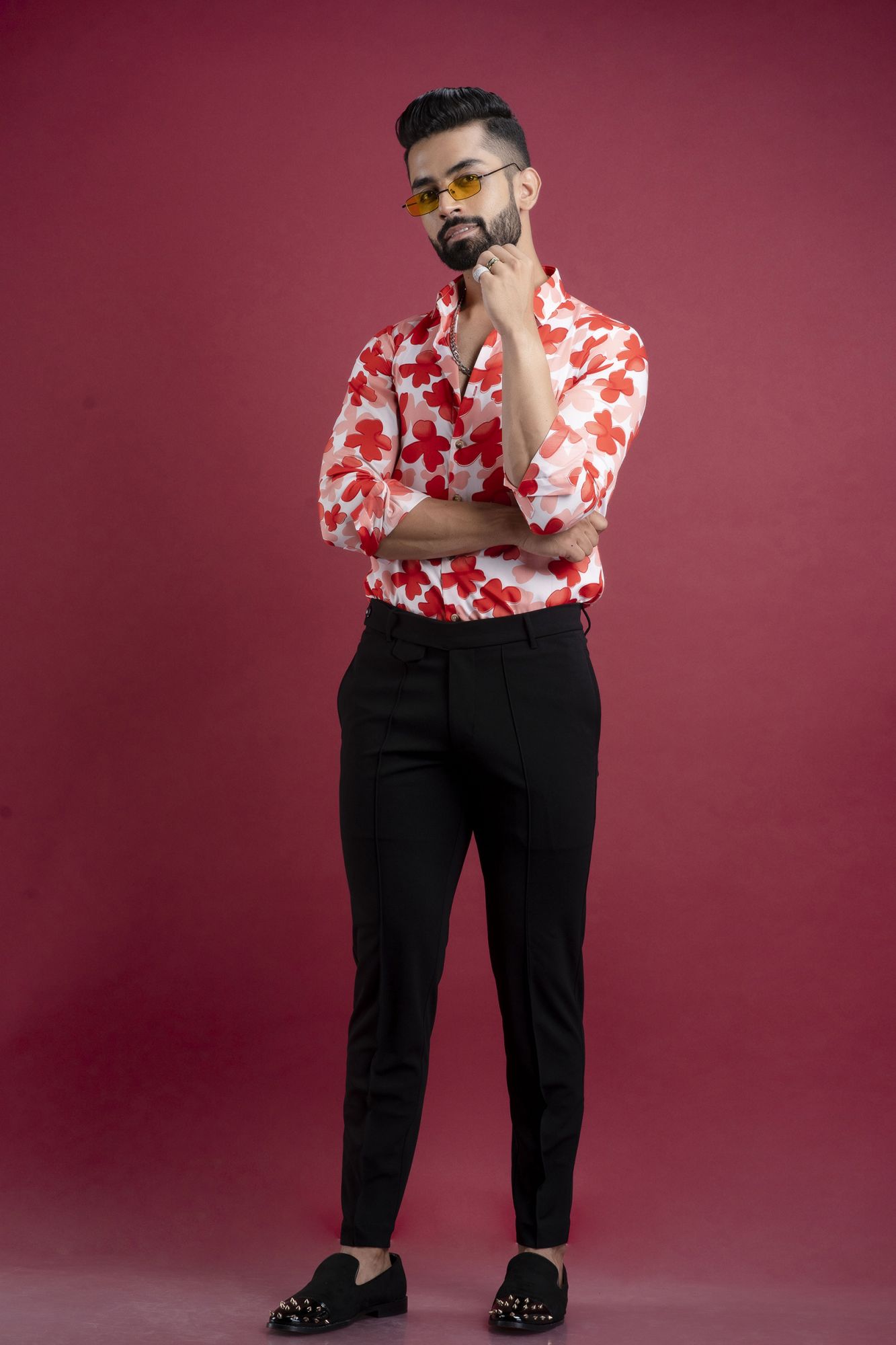 Printed Flowing Shirt