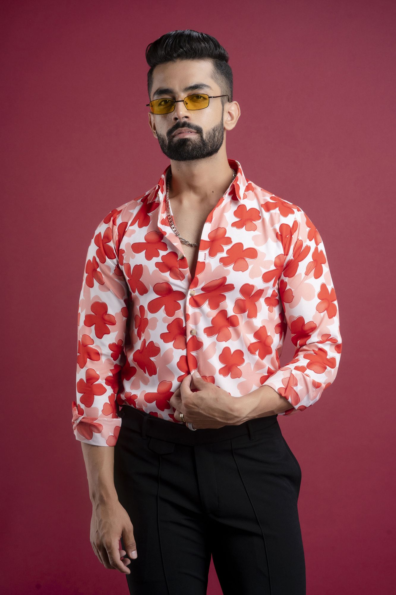 Printed Flowing Shirt