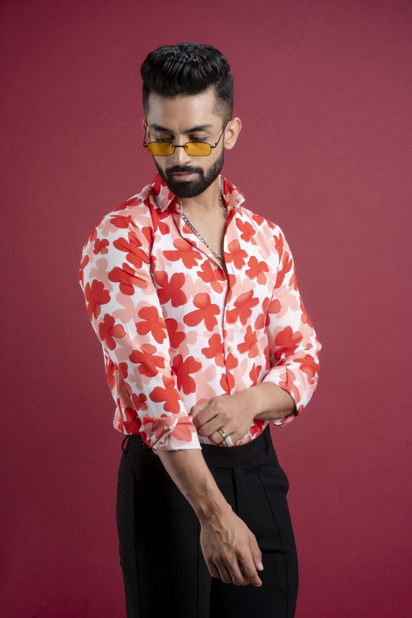 Printed Flowing Shirt