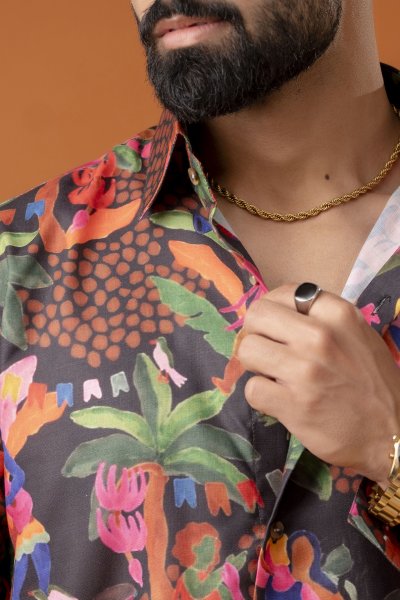 Multicolor Painted Shirt