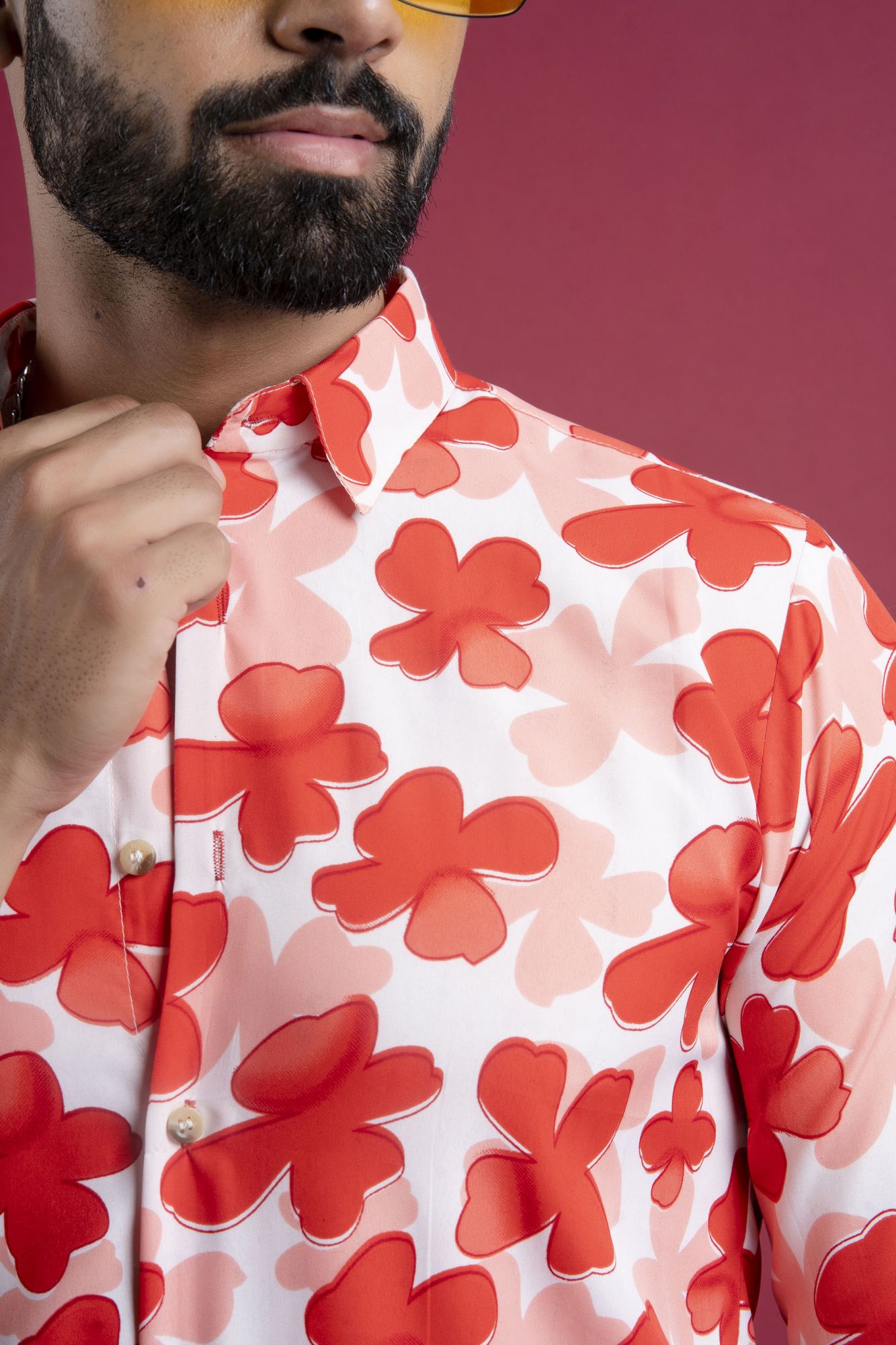 Printed Flowing Shirt