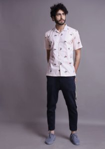 Men's Printed straight shirt