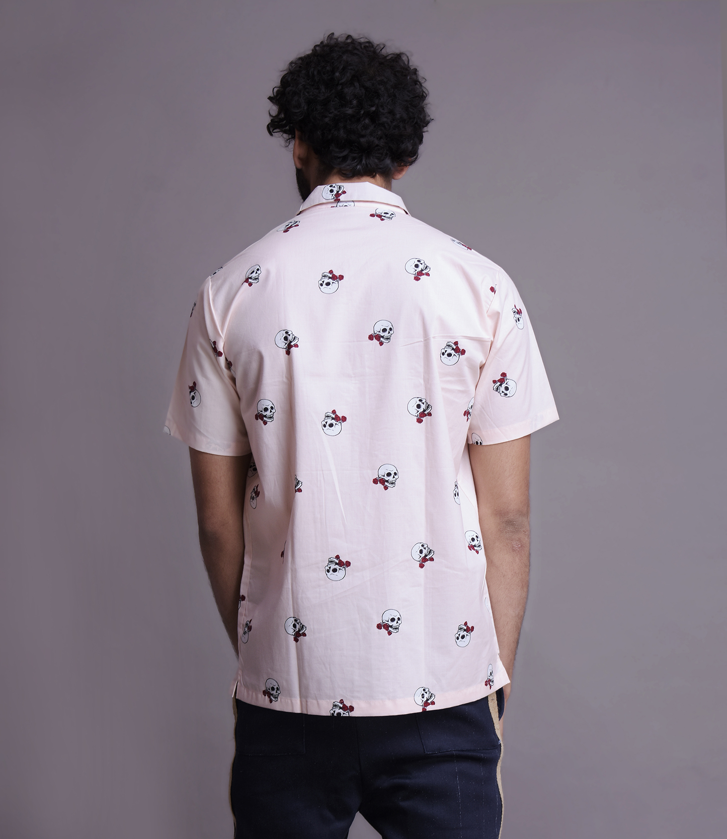 Mens Printed straight shirt