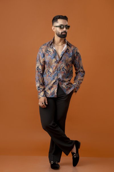 Printed Cotton Shirt
