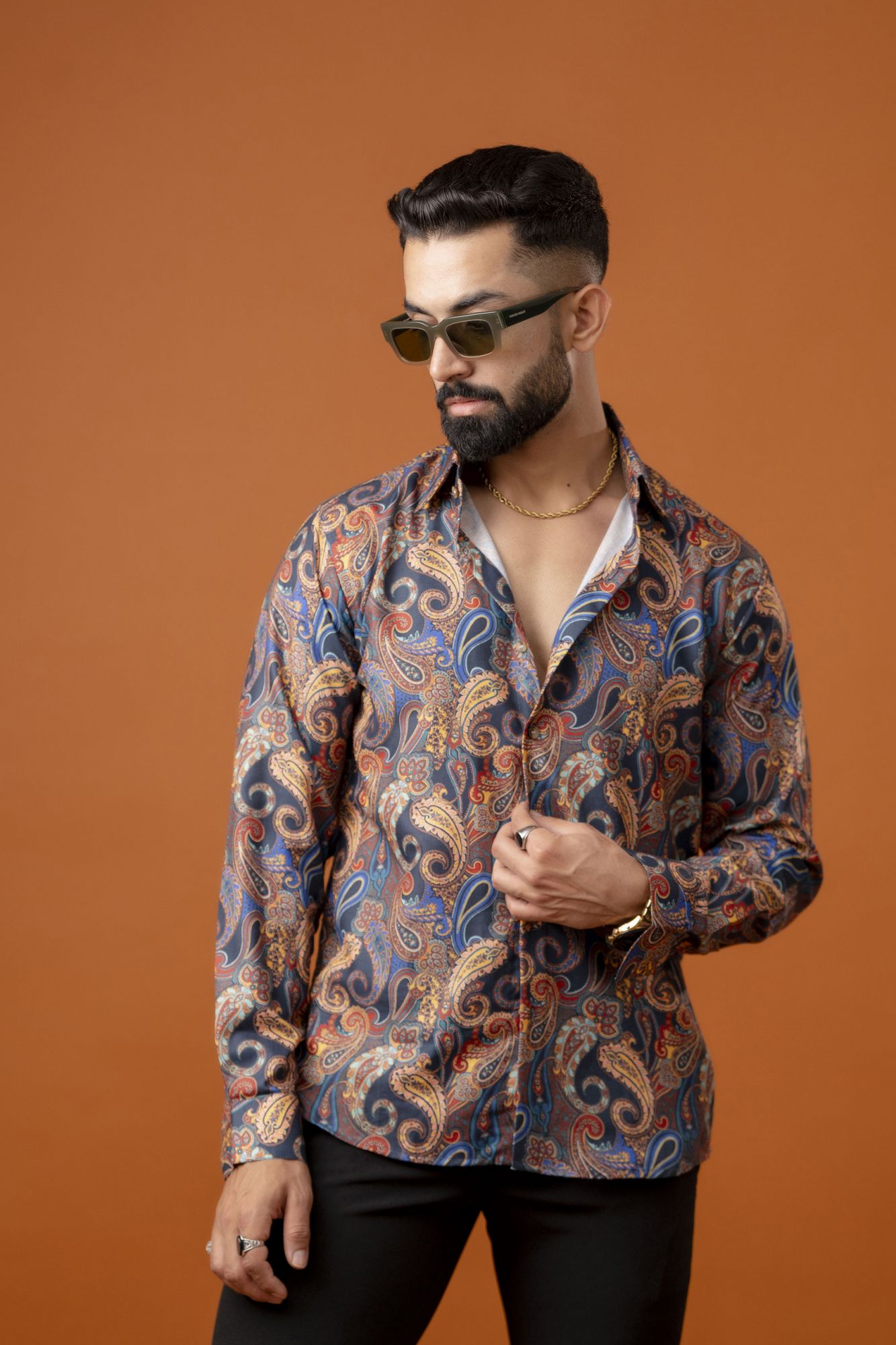 Printed Cotton Shirt