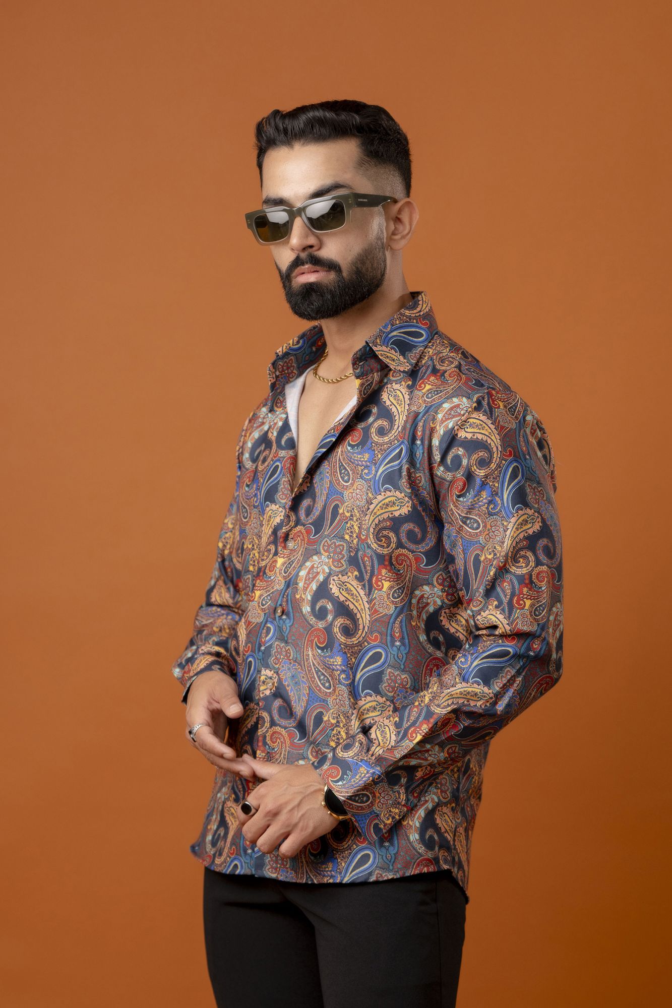 Printed Cotton Shirt