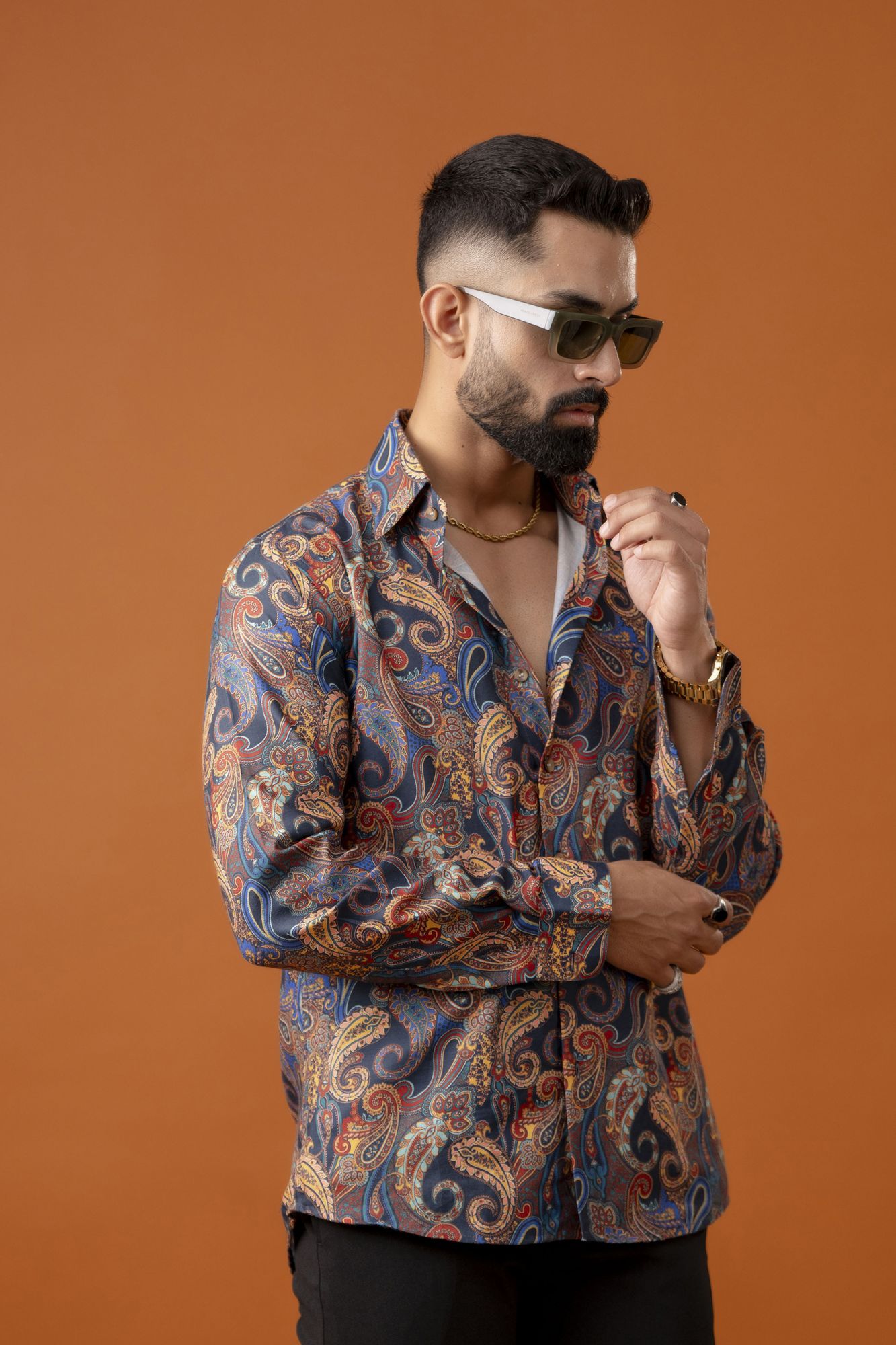 Printed Cotton Shirt