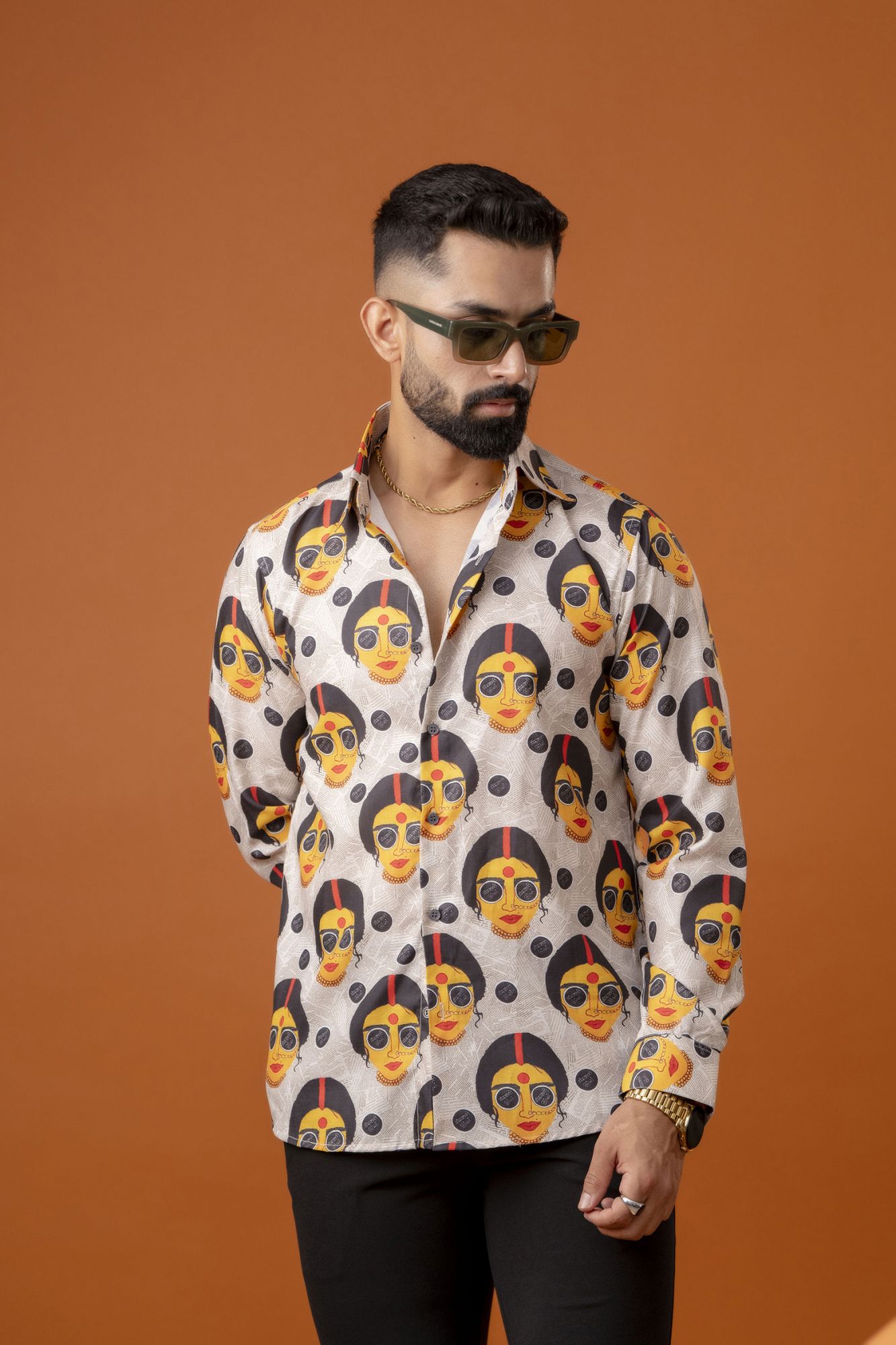 Printed Cotton Shirt