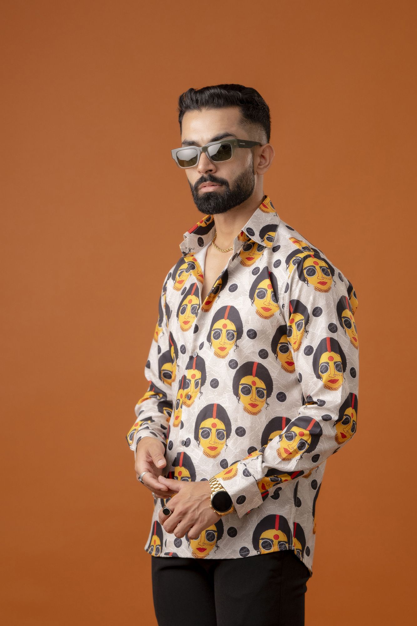 Printed Cotton Shirt