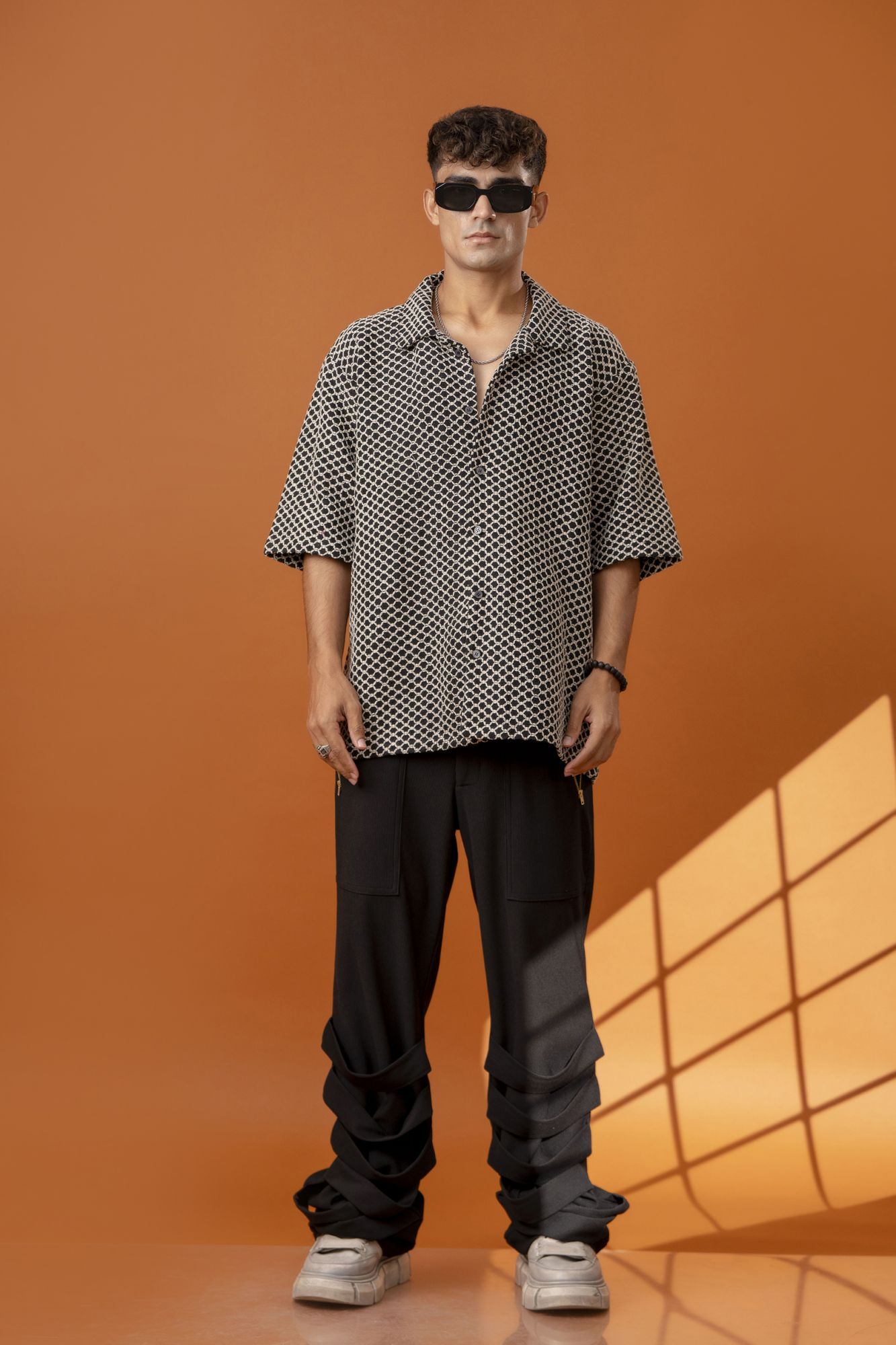 Jute Rough Crochet Shirt