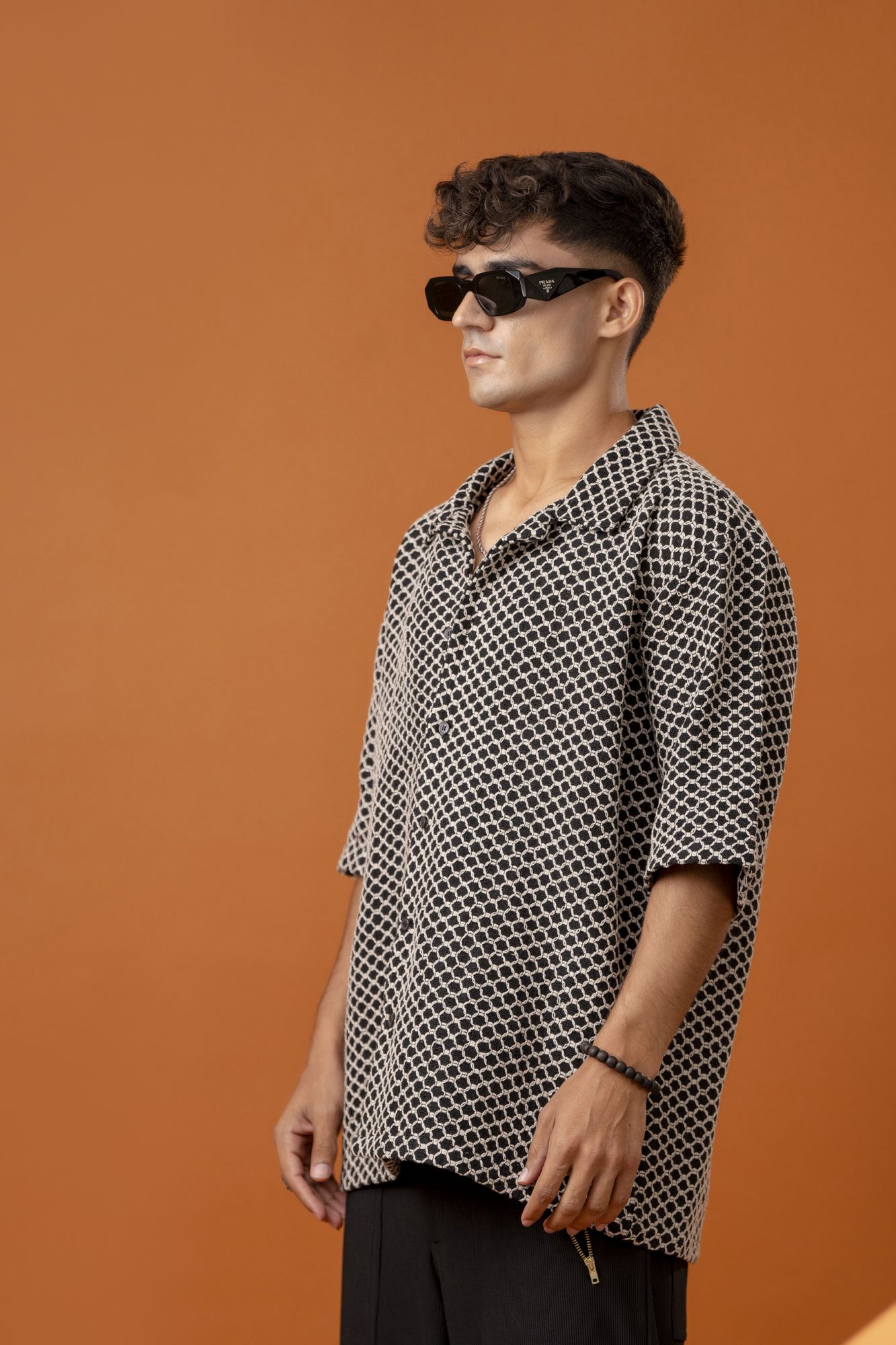 Jute Rough Crochet Shirt