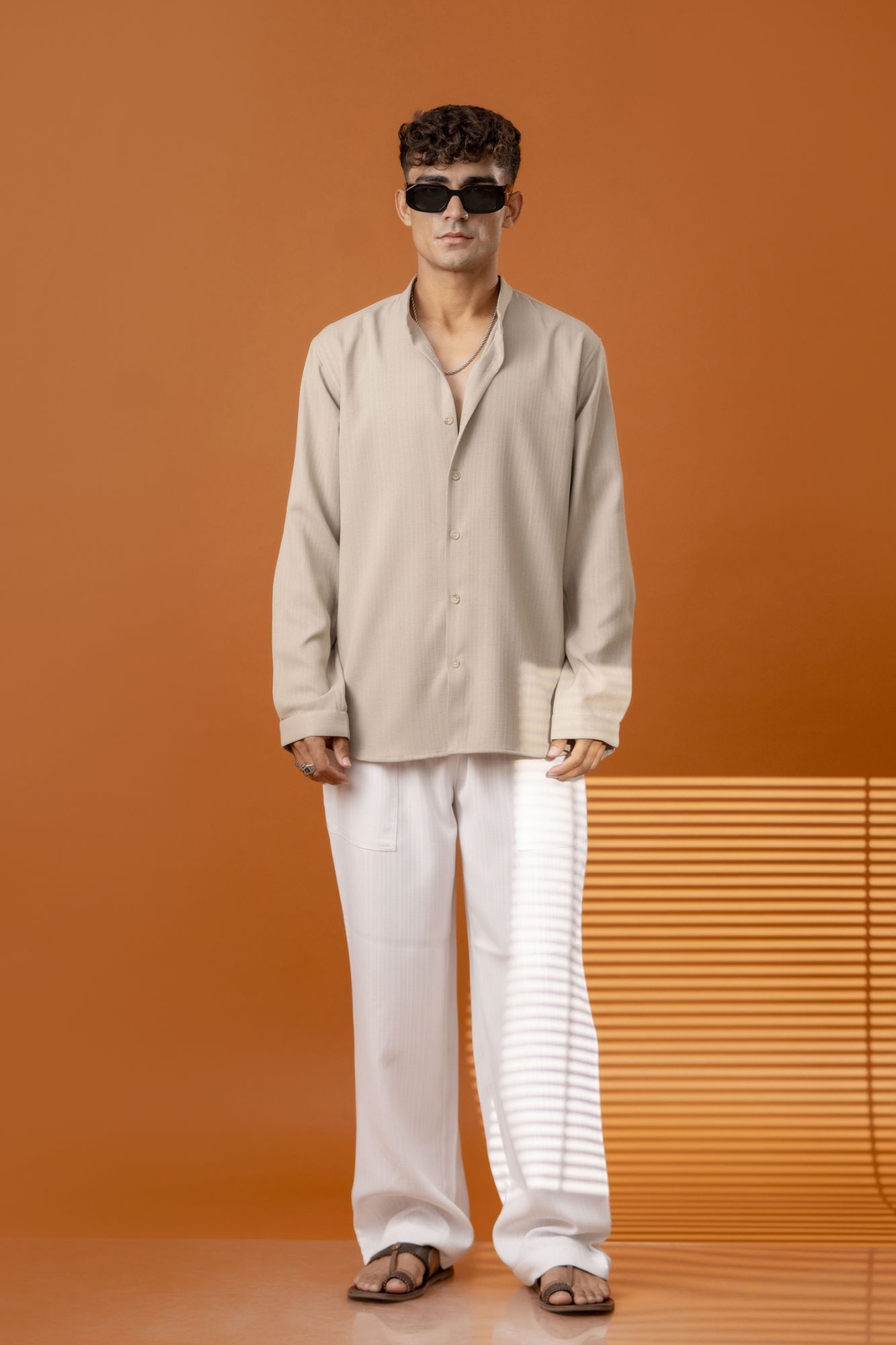 Malai Linen Shirt In Cream