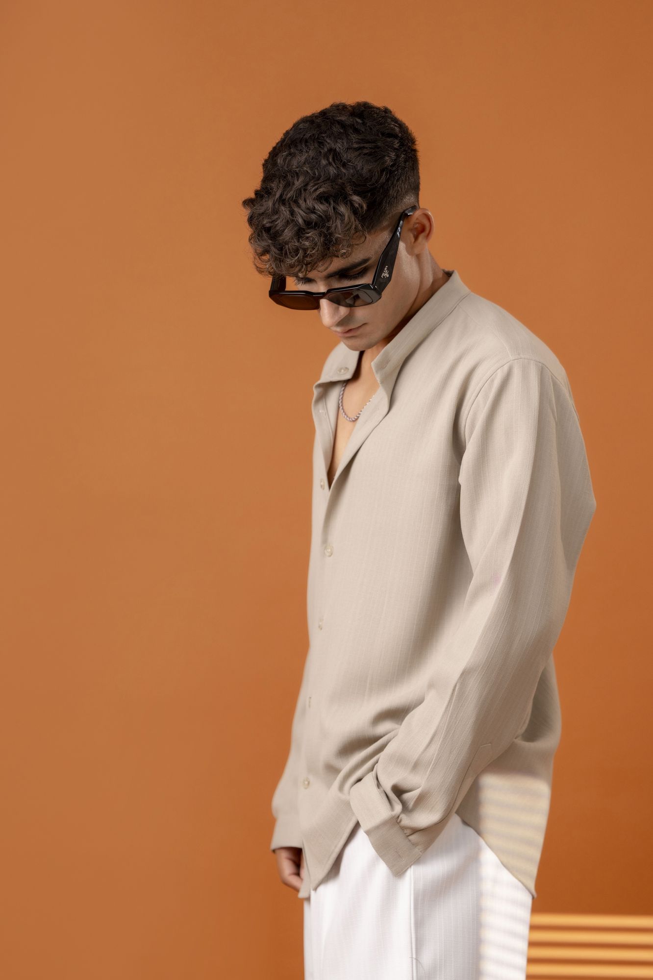 Malai Linen Shirt In Cream