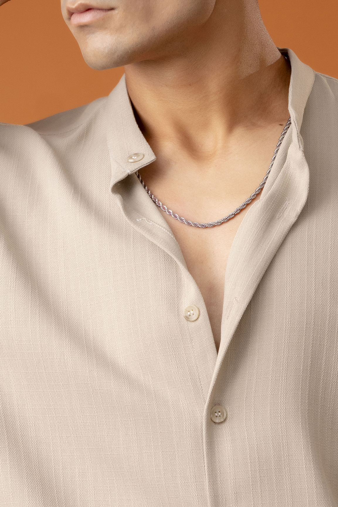 Malai Linen Shirt In Cream