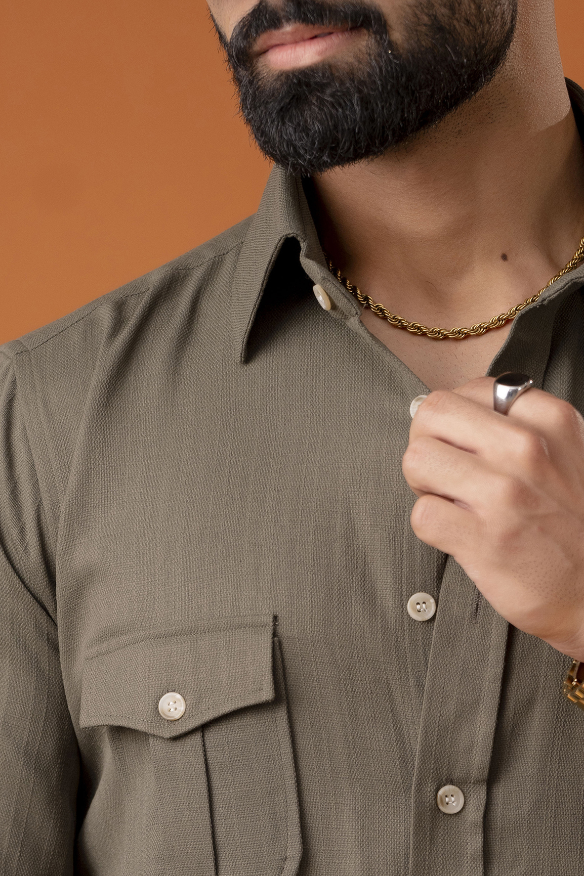 Hunter Shirt In Olive