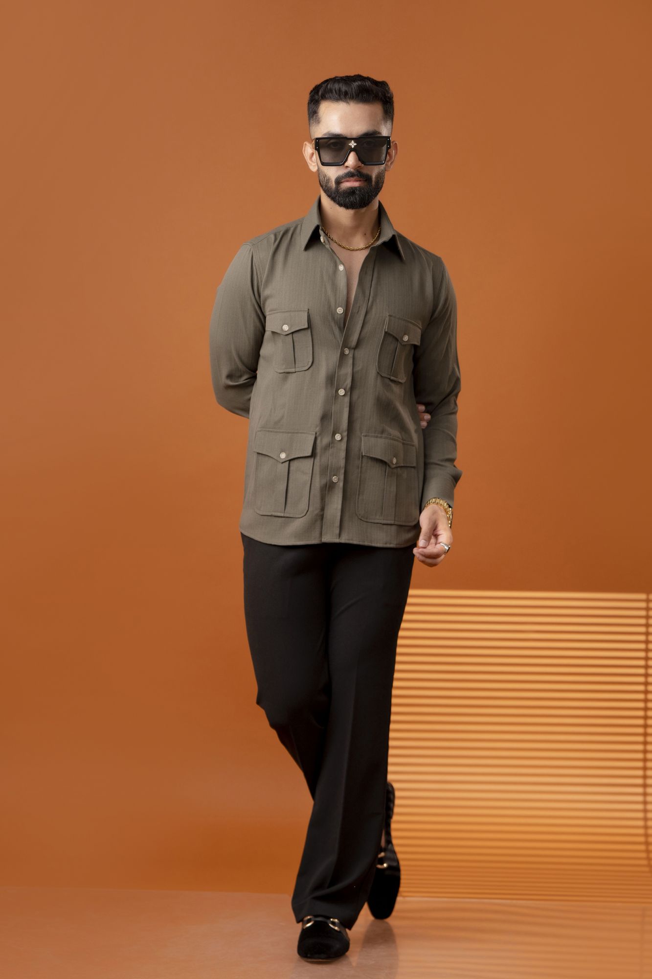 Hunter Shirt In Olive