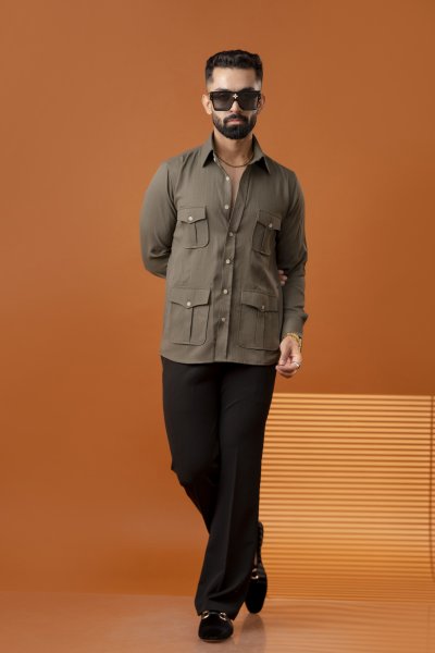 Hunter Shirt In Olive
