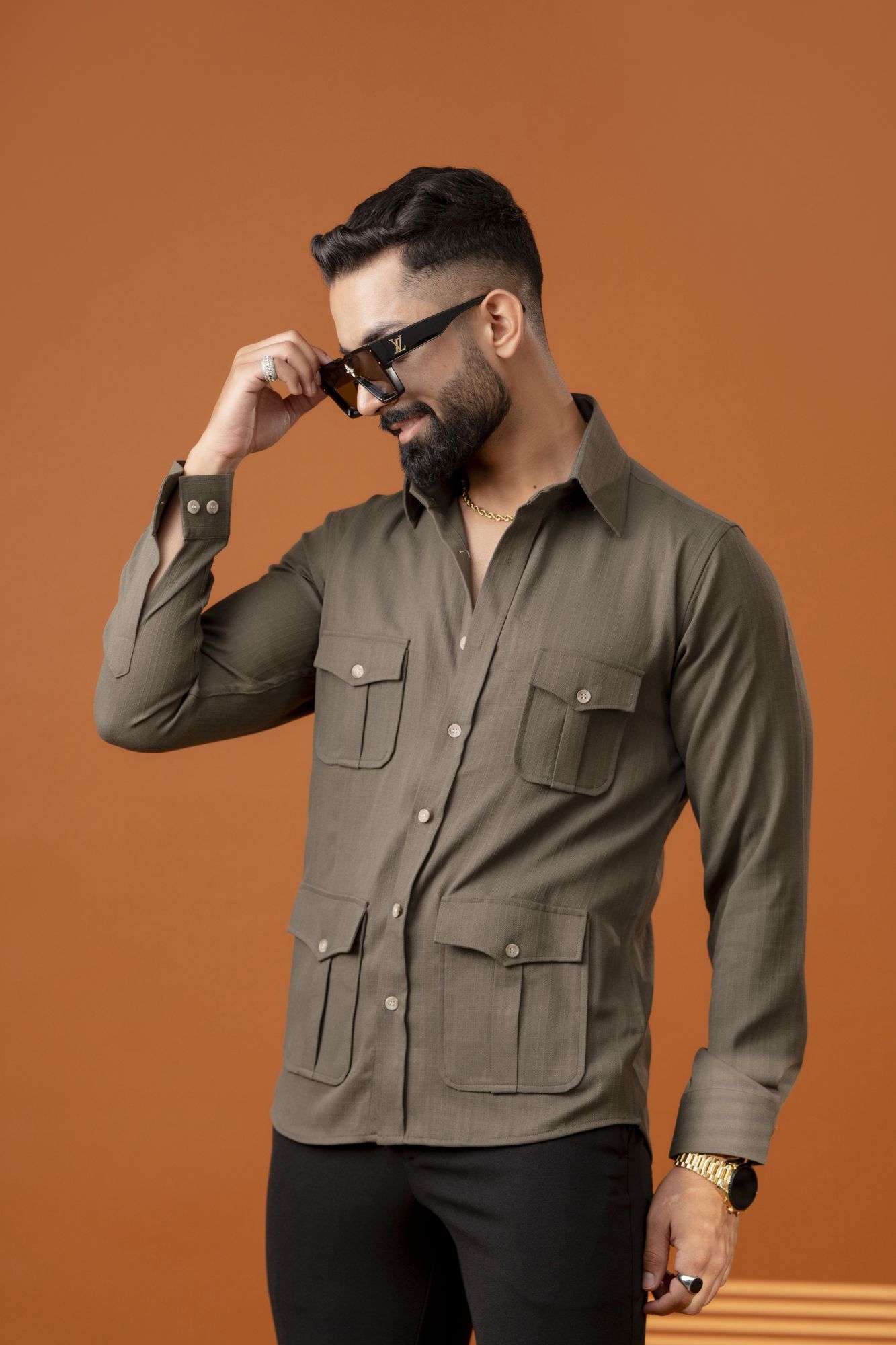 Hunter Shirt In Olive