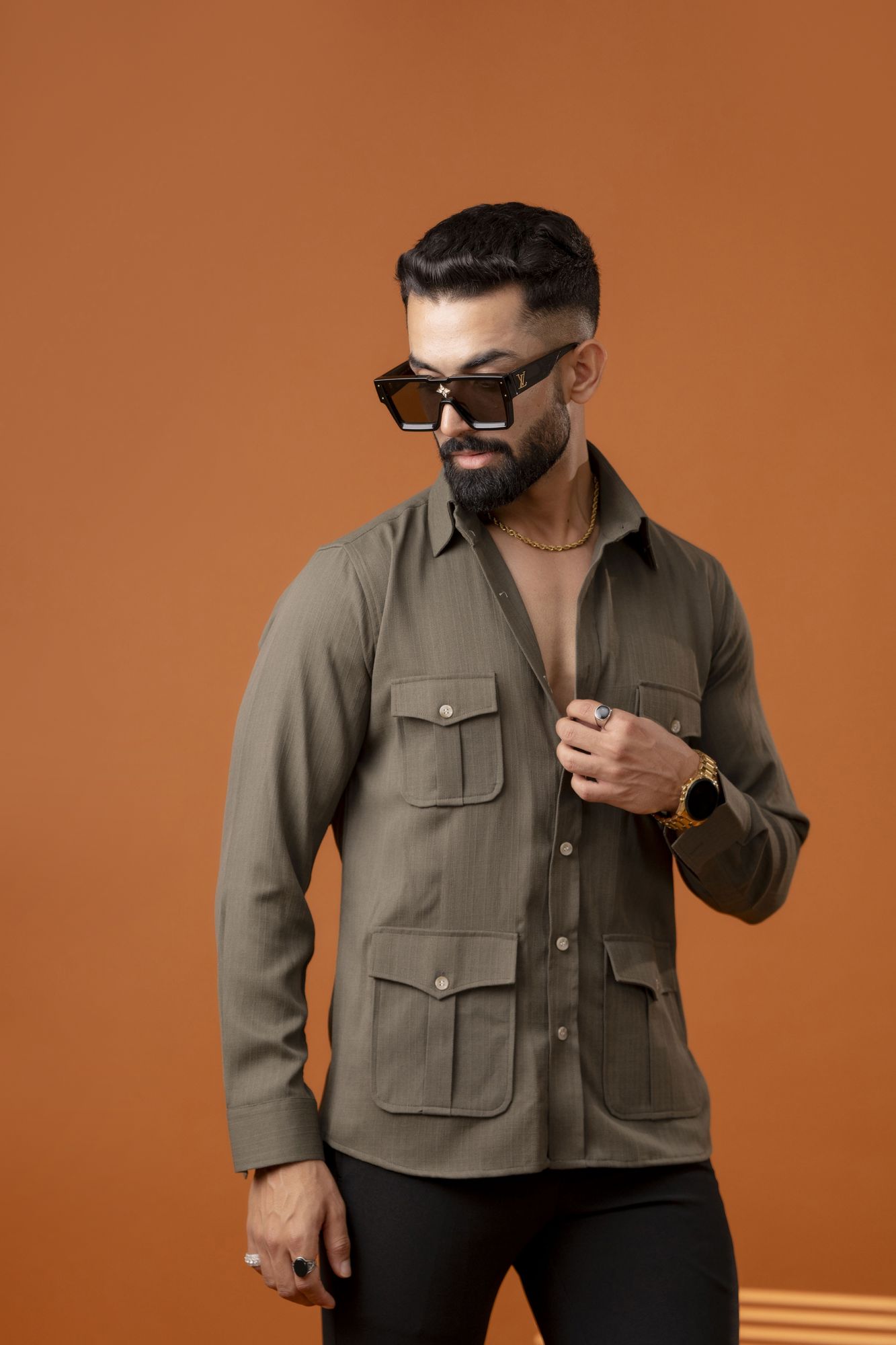 Hunter Shirt In Olive