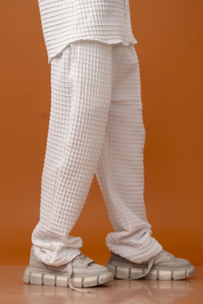 Waffle Check Loungewear Pants