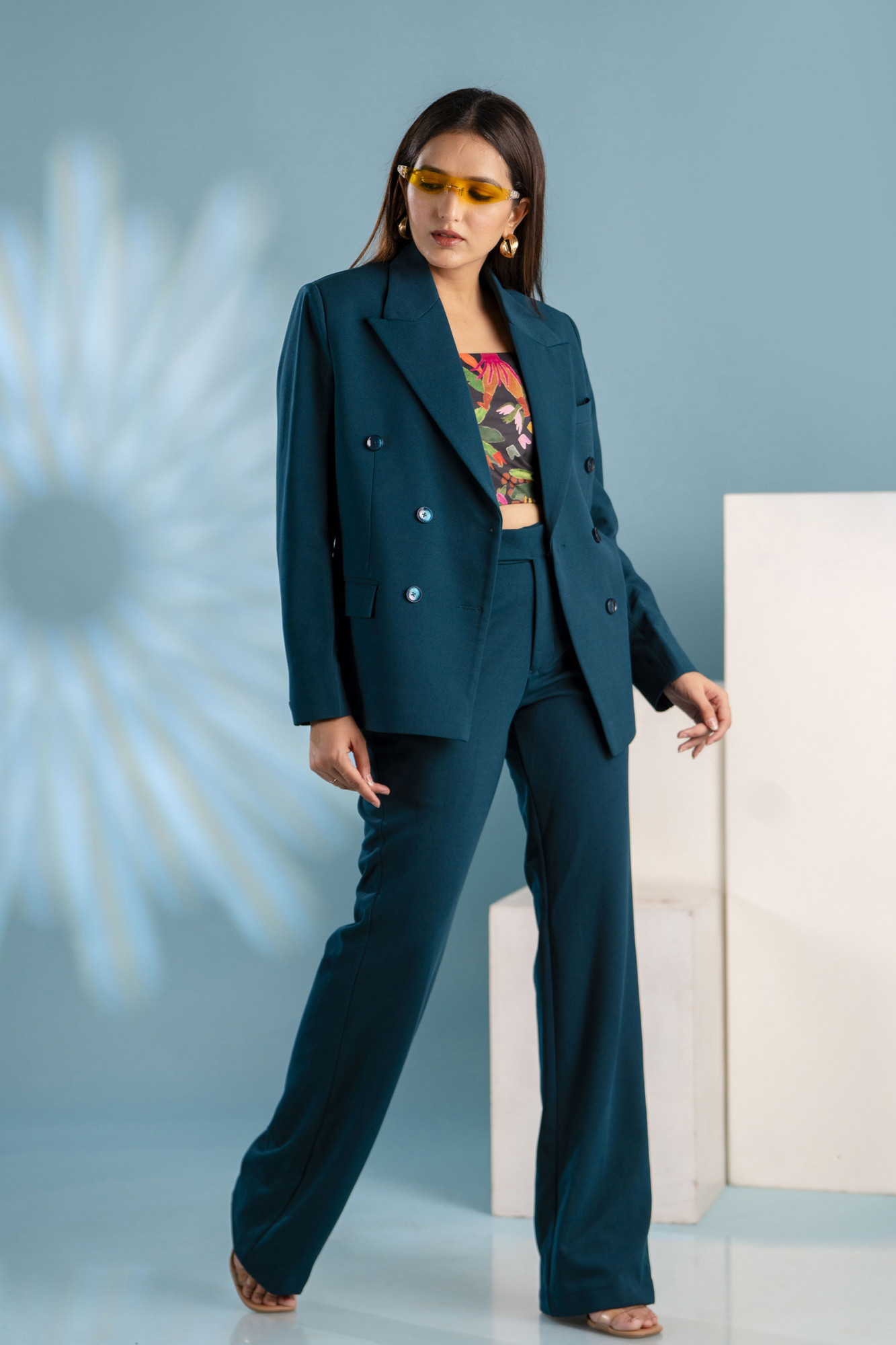 Bottle Green Blazer