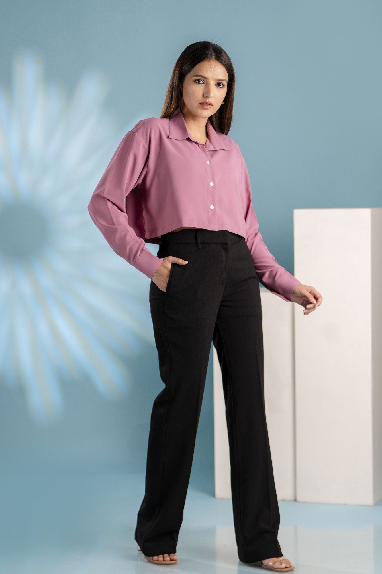 Black Flared Pants