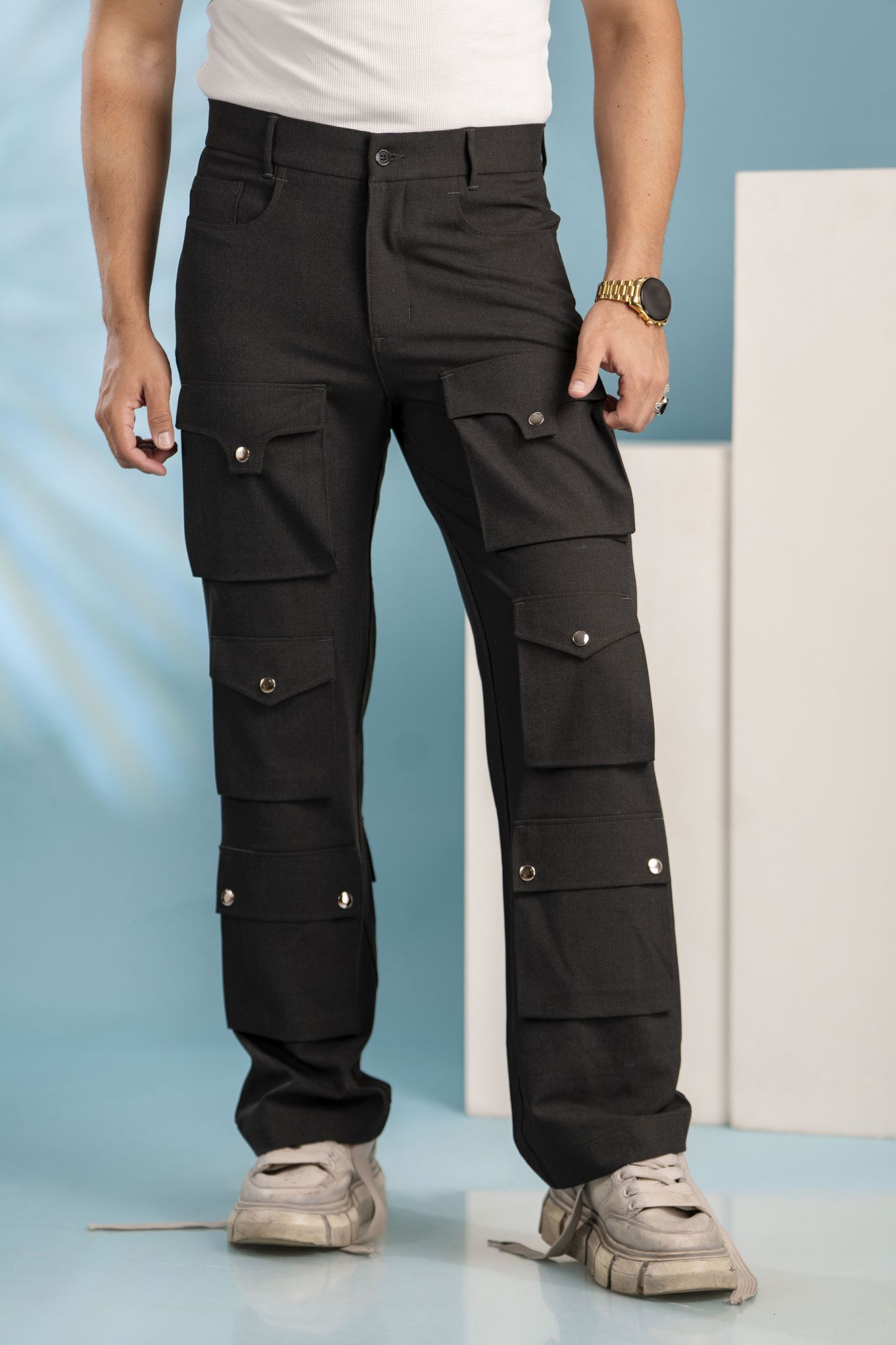 Sixteen Pocket Baggy Cargo Pants