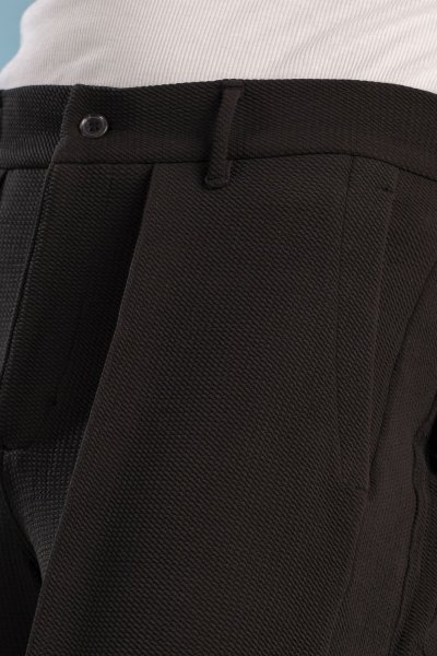 Belted Cargo Pants In Black
