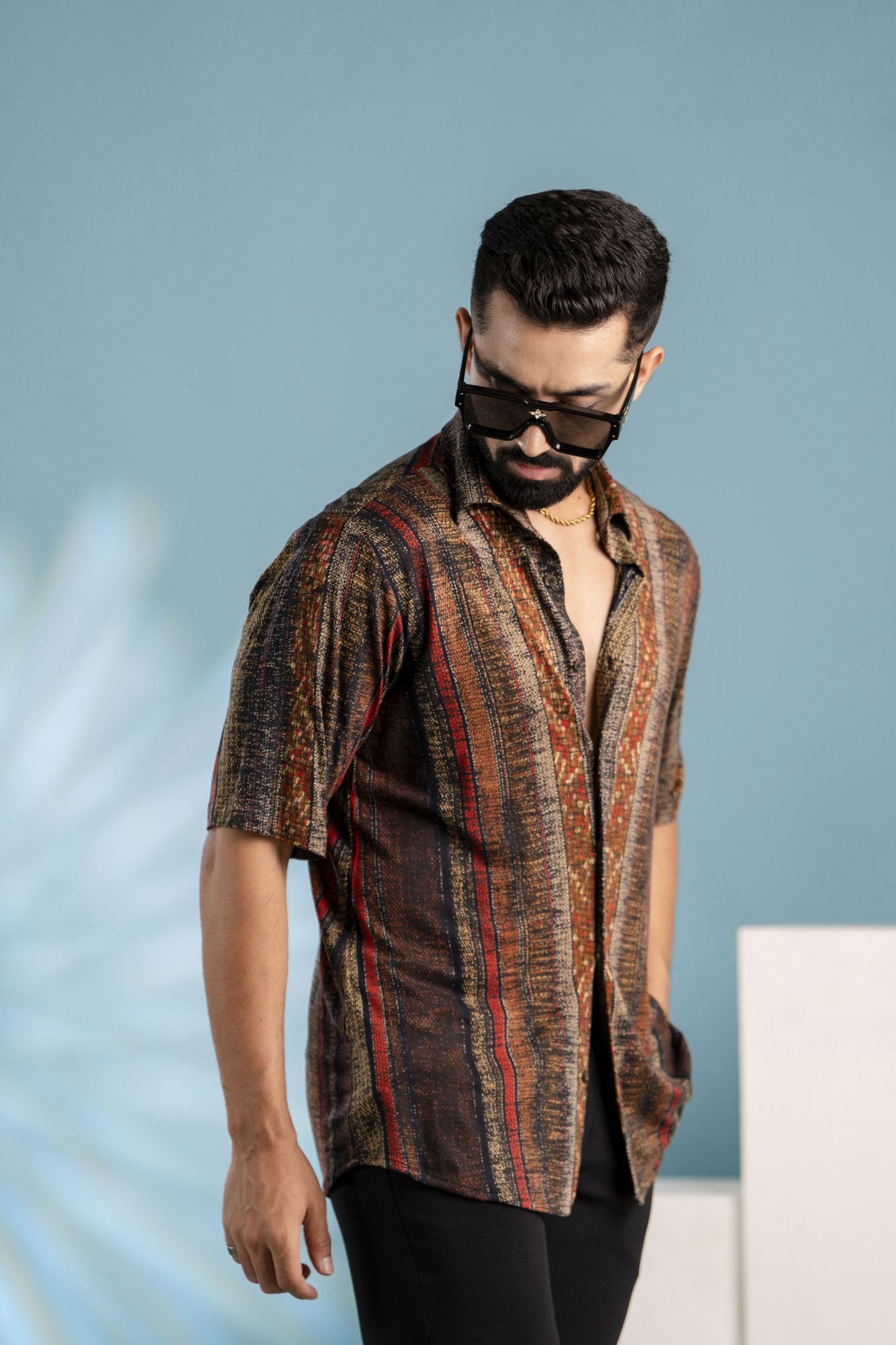 Printed Flowing Shirt