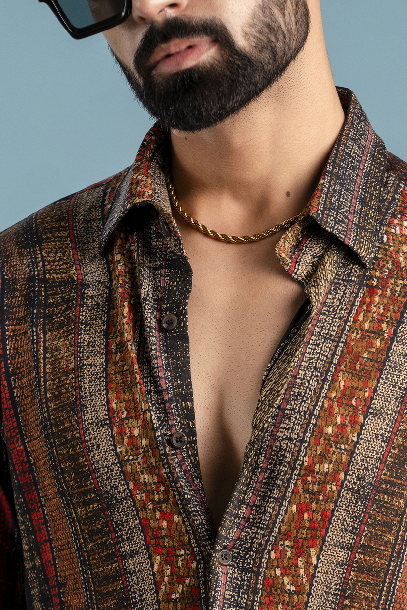 Printed Flowing Shirt