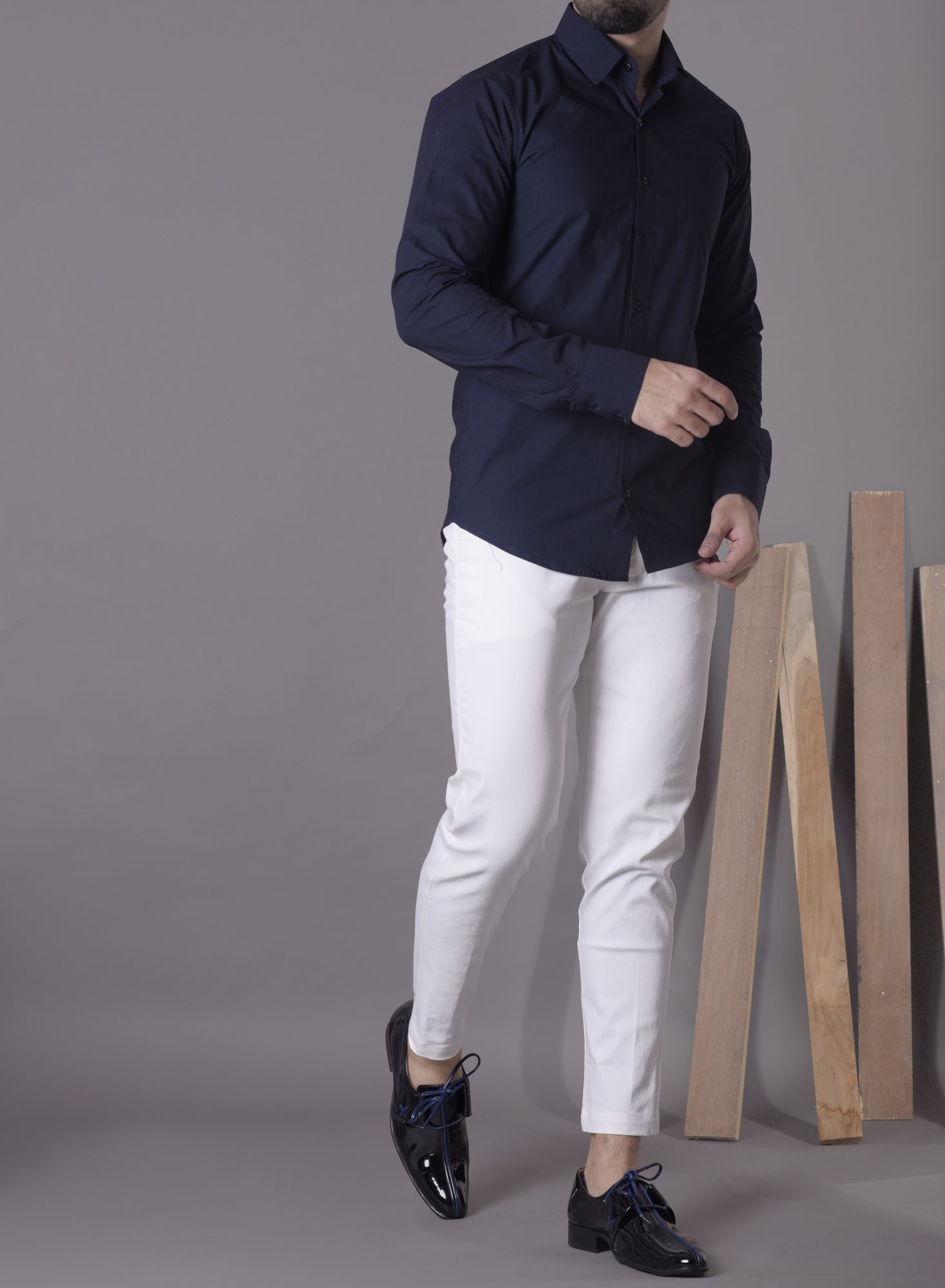 Mens Formal shirt in blue