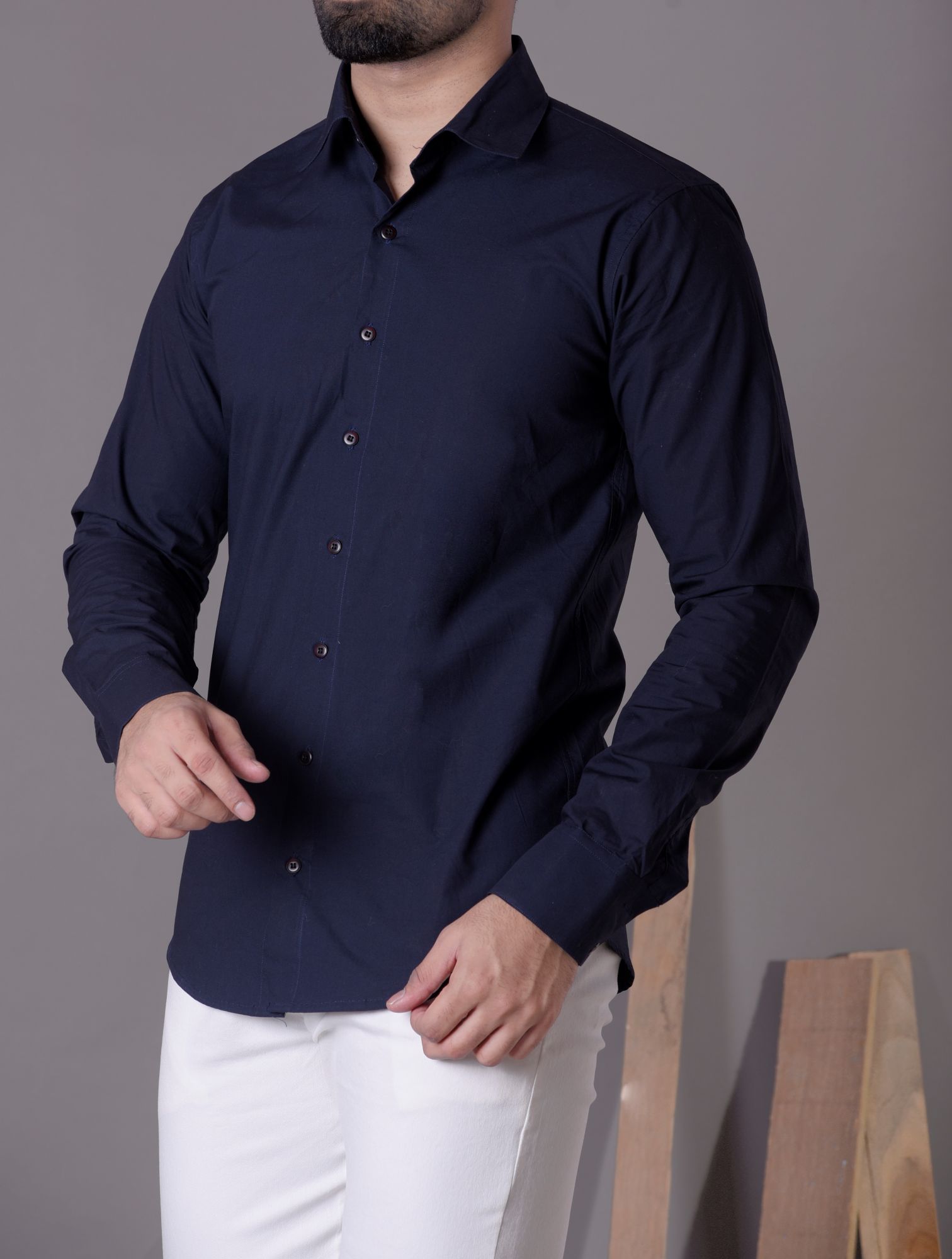 Mens Formal shirt in blue