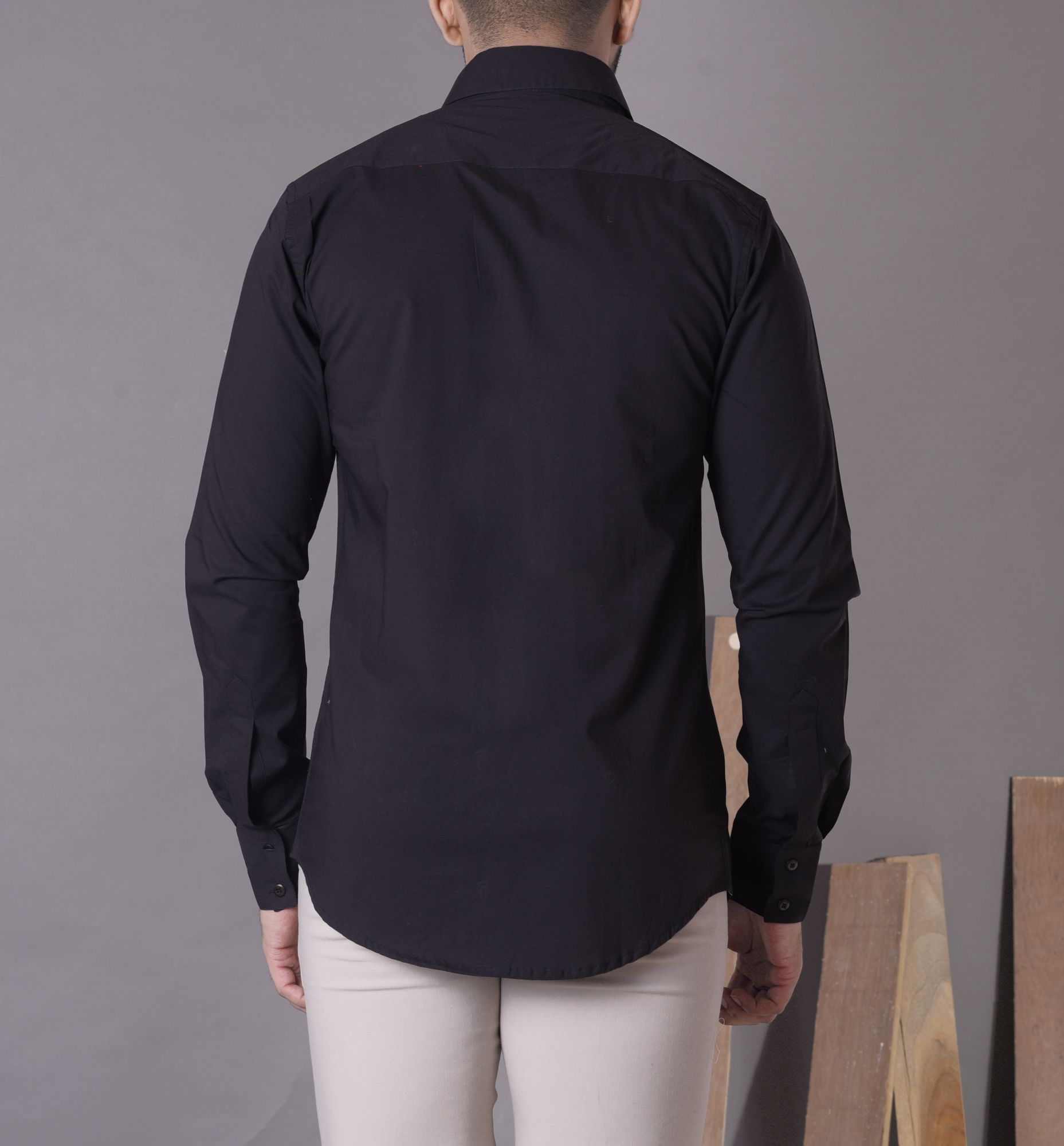 Mens Formal shirt in black