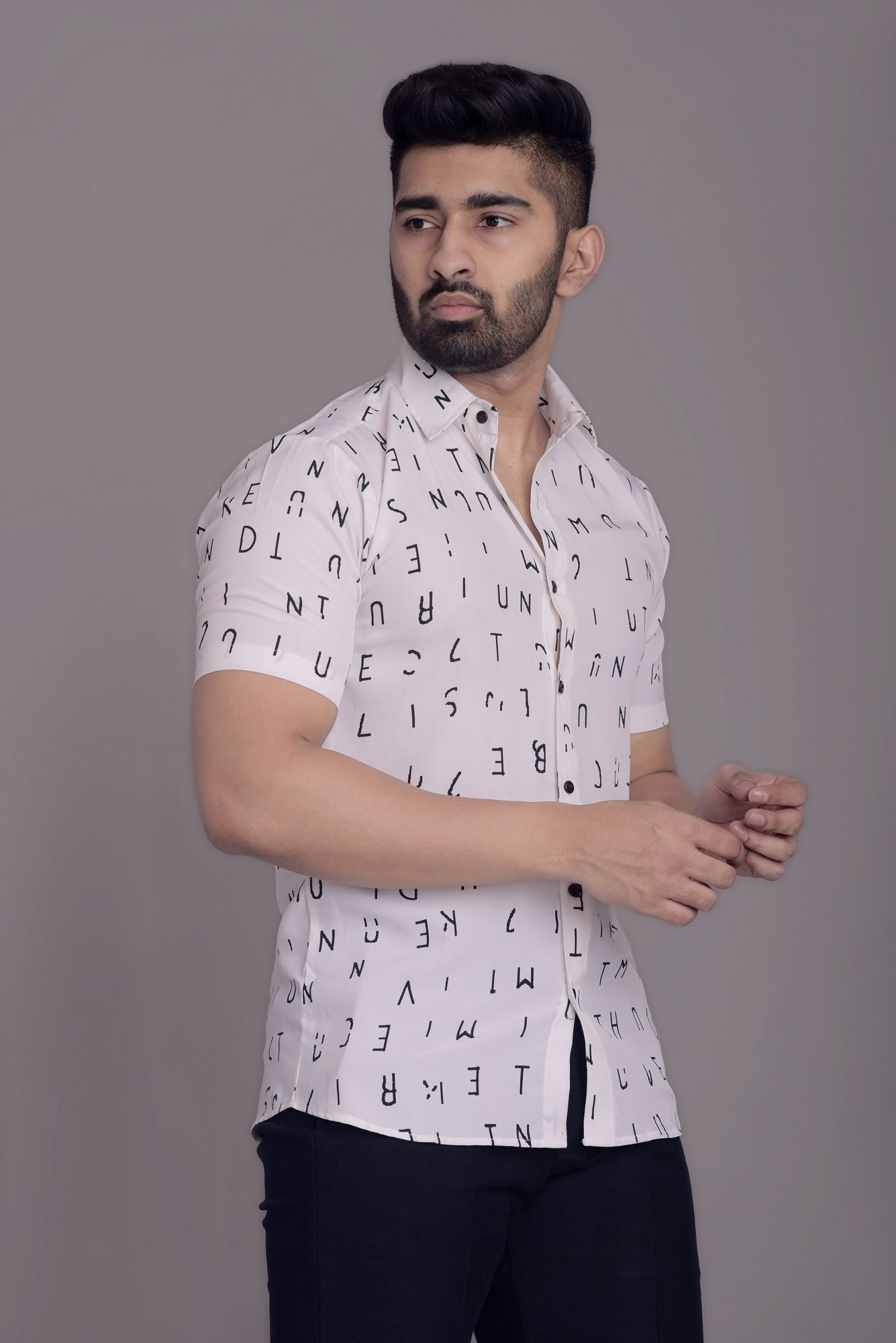 Mens Printed Flowing Shirt