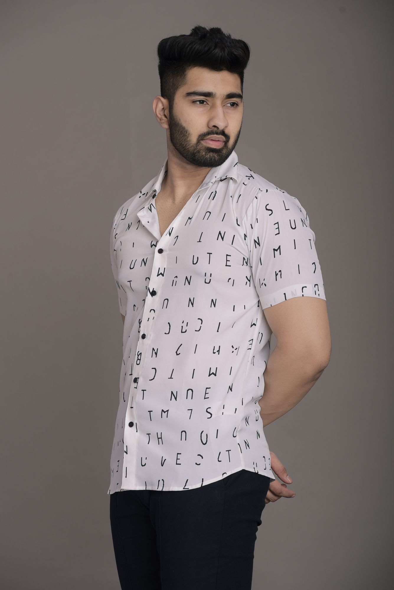 Mens Printed Flowing Shirt