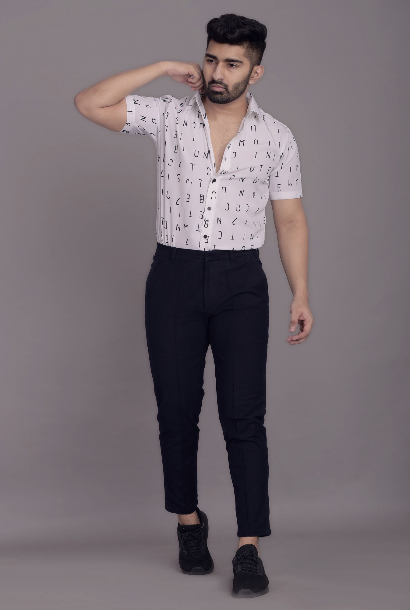 Mens Printed Flowing Shirt