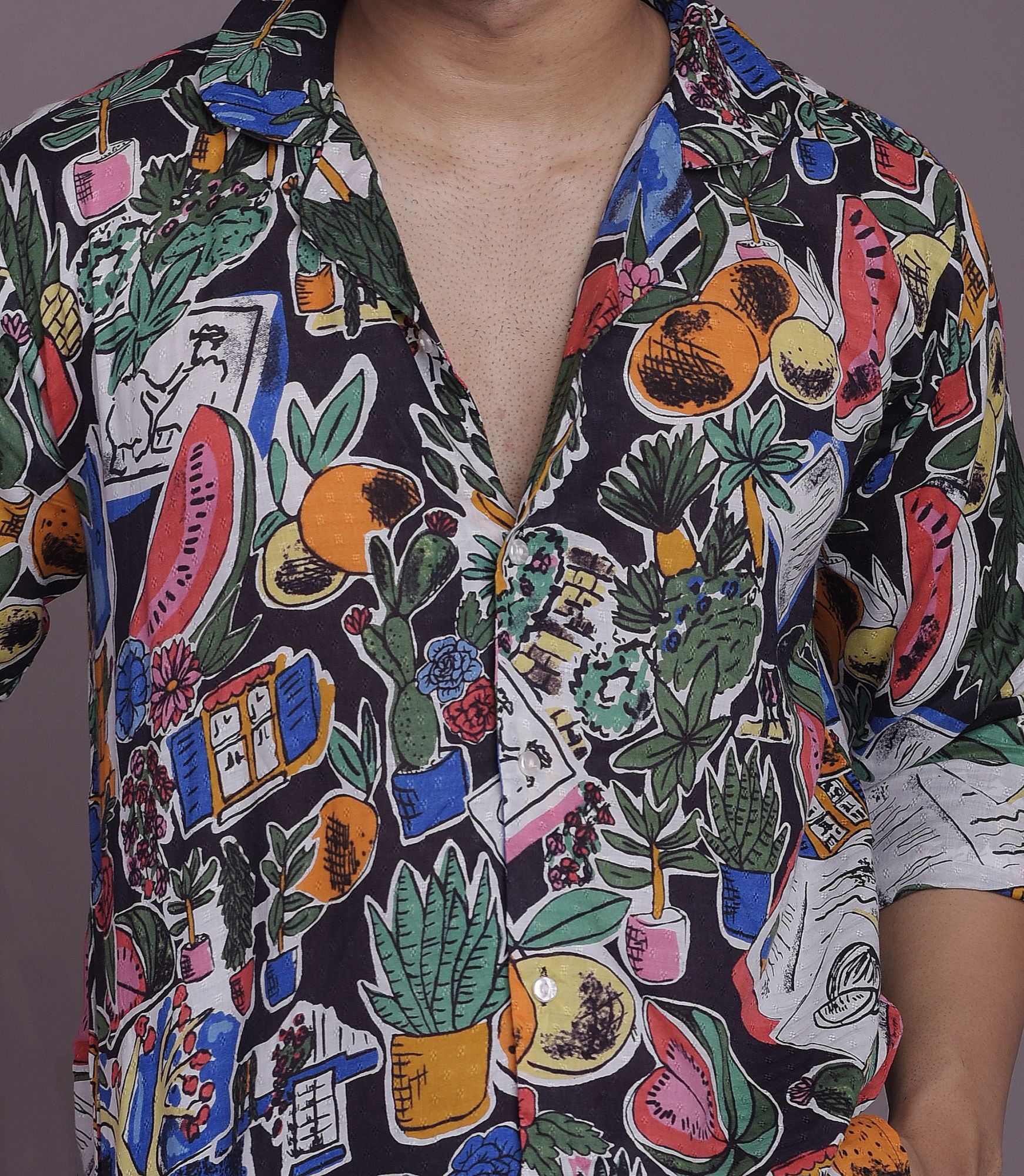 Mens Printed Casual Shirt